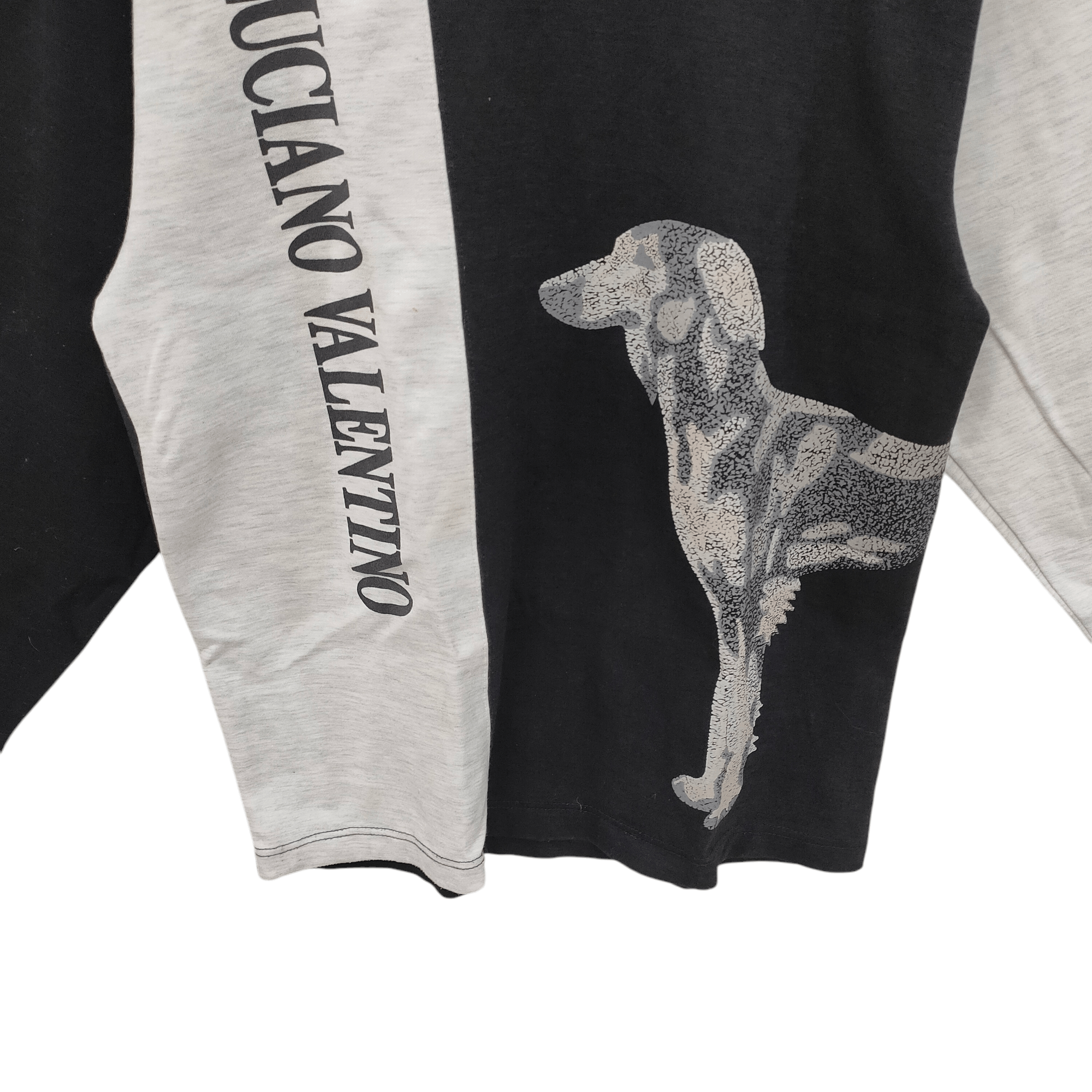 Valentino 90s Luciano Valentino Long Sleeve Vintage Bold Dog Graphic Size US L / EU 52-54 / 3 - 4 Thumbnail