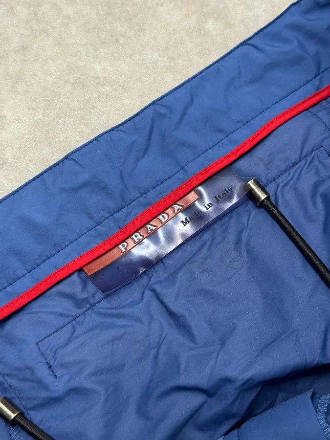 Prada 2000s Prada Blue Linea Rossa Ski Pants Size US 32 / EU 48 - 12 Thumbnail