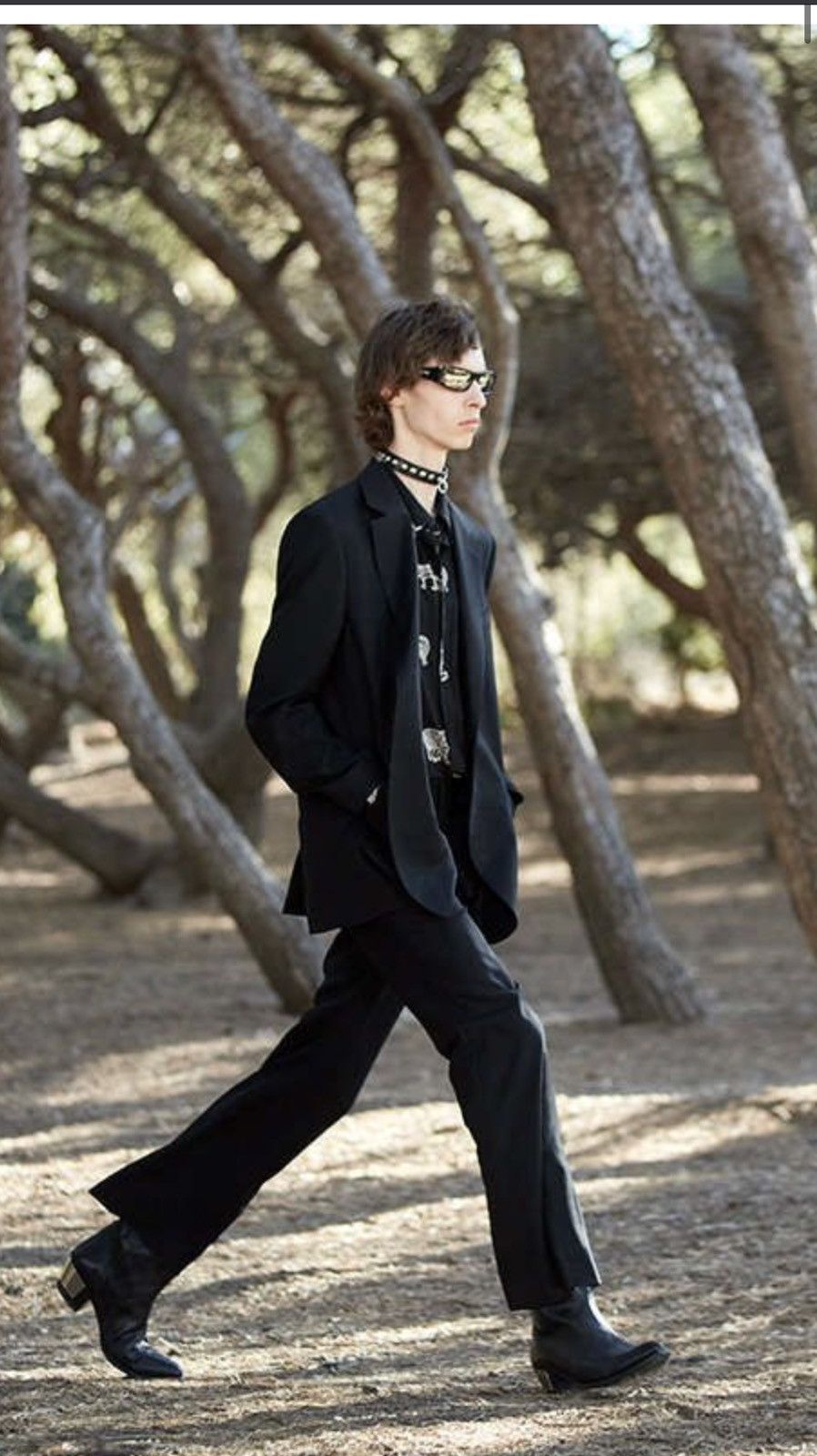 Celine 22SS Black Blazer Boxy Wool Gabardine Size 46R - 2 Thumbnail