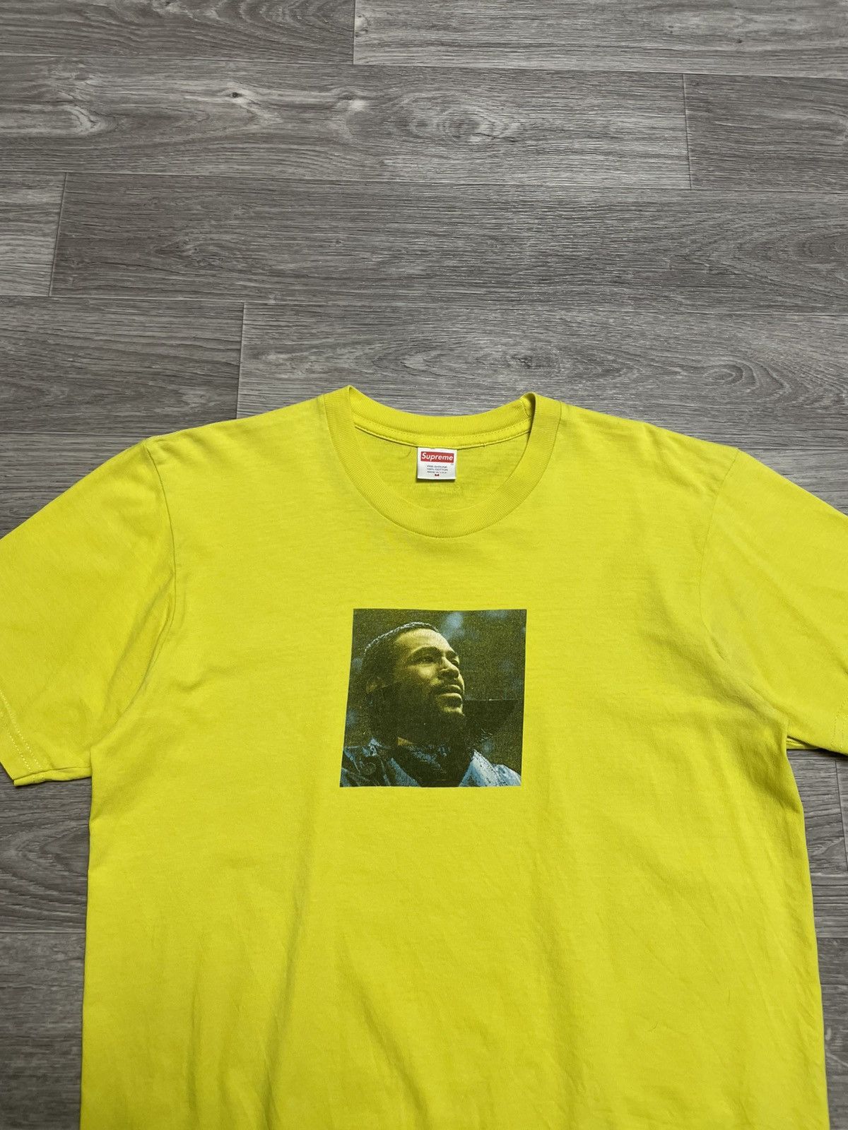 Supreme Supreme Marvin Gaye Yellow T-Shirt FW18 Size US M / EU 48-50 / 2 - 2 Thumbnail