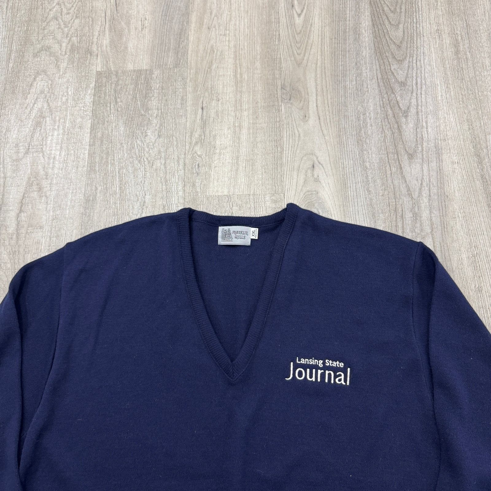 Vintage Vintage Lansing State Journal Sweater Men's 2XL Pullover Size US XXL / EU 58 / 5 - 2 Thumbnail