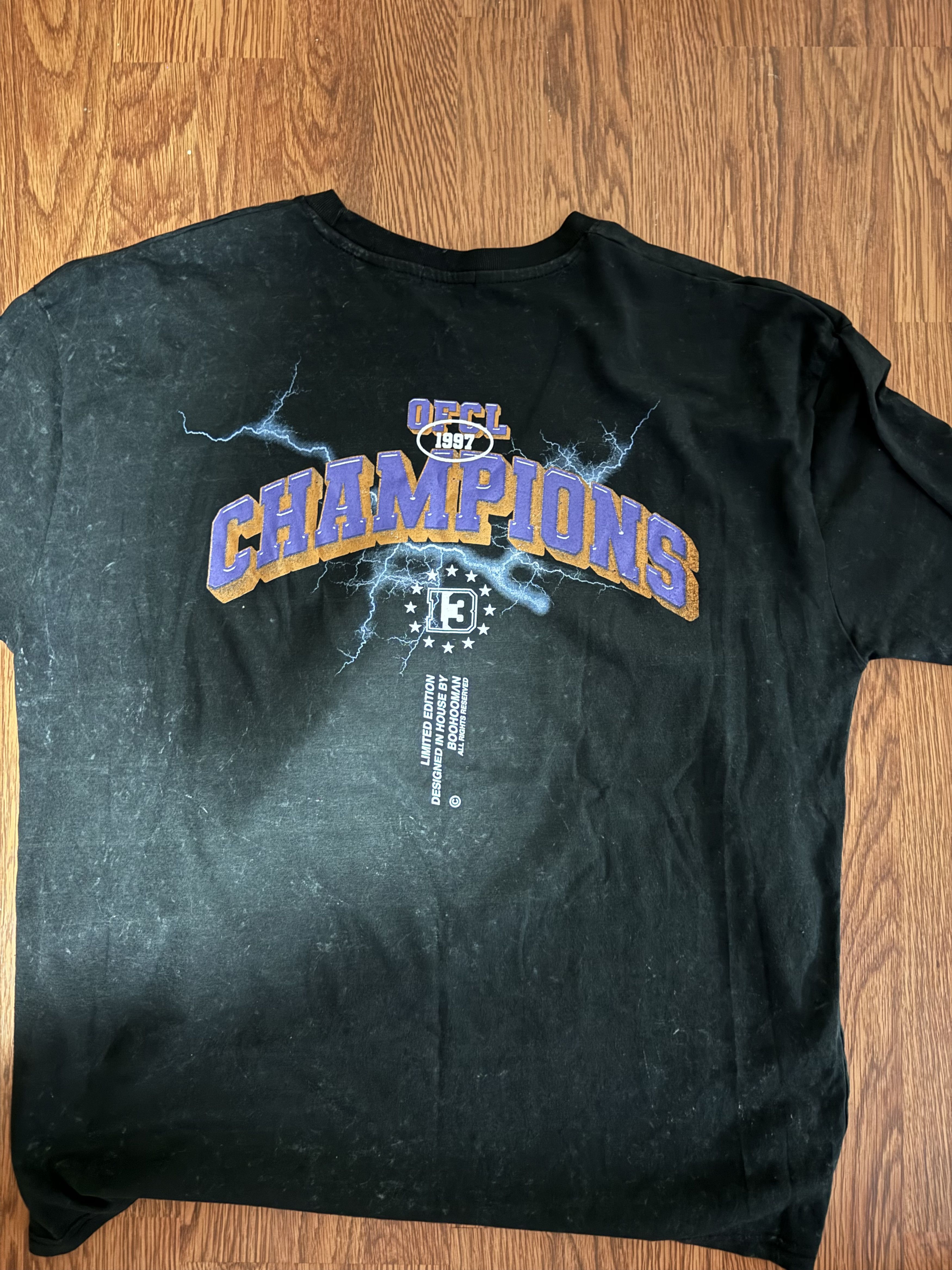 Boohoo Boohooman Official Champions Tee Size US L / EU 52-54 / 3 - 2 Thumbnail