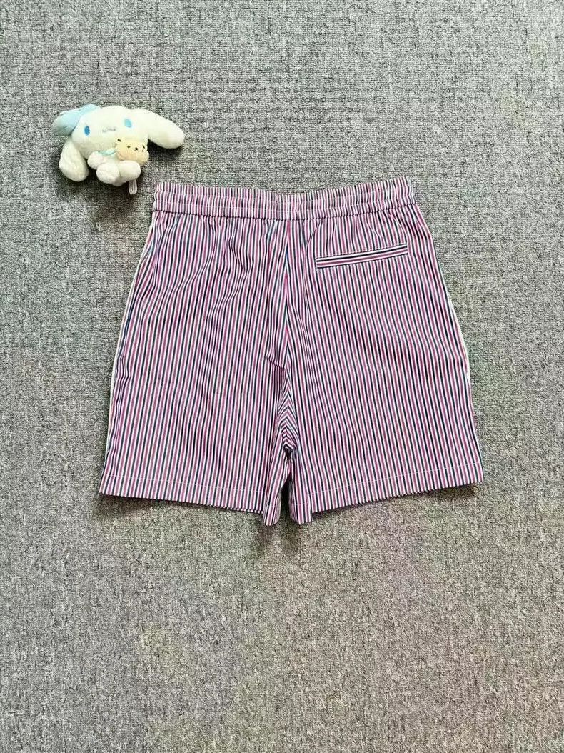 Loewe loewe Striped embroidered logo shorts 2506-Nextarrow Size US 27 - 2 Thumbnail