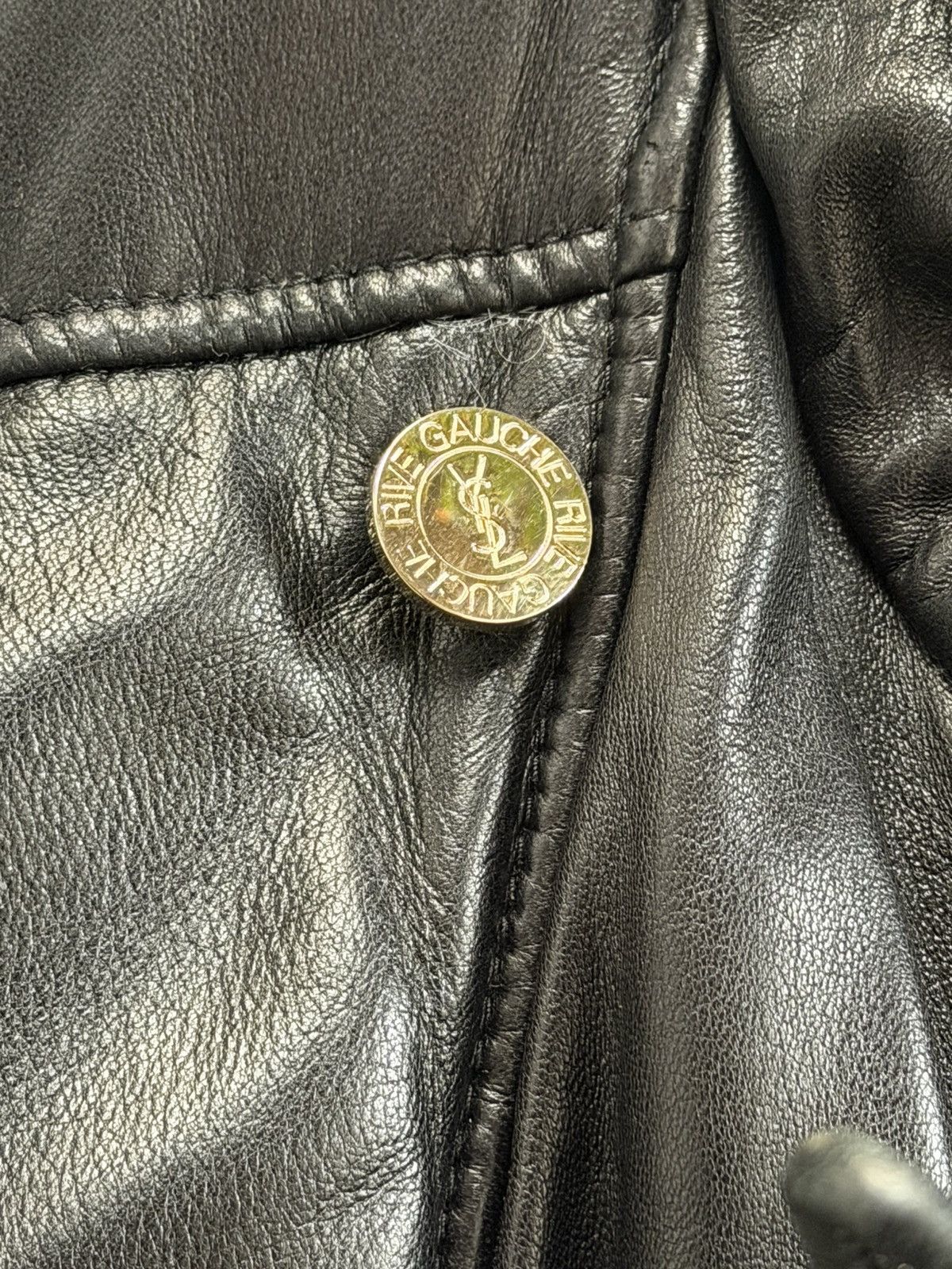 Yves Saint Laurent FALL 2005 YSL by Stefano Pilati leather coat. Size US M / EU 48-50 / 2 - 5 Thumbnail