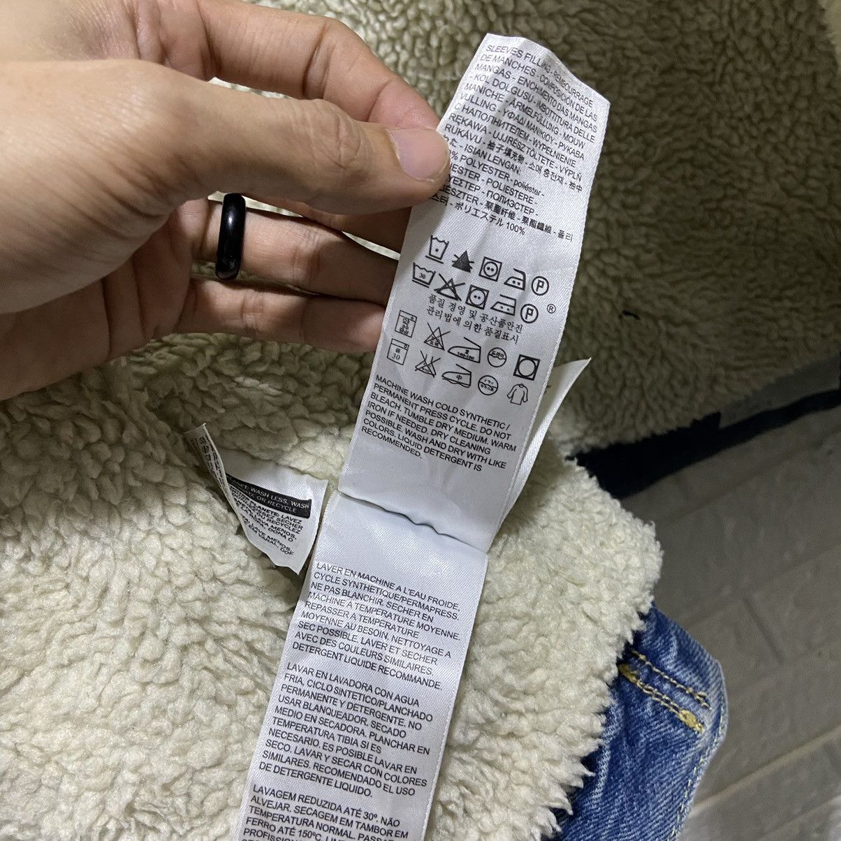 Levi's × Levi's Made & Crafted × Levi's Vintage Clothing Levi’s Denim Trucker Jacket Sherpa Size US XL / EU 56 / 4 - 10 Thumbnail