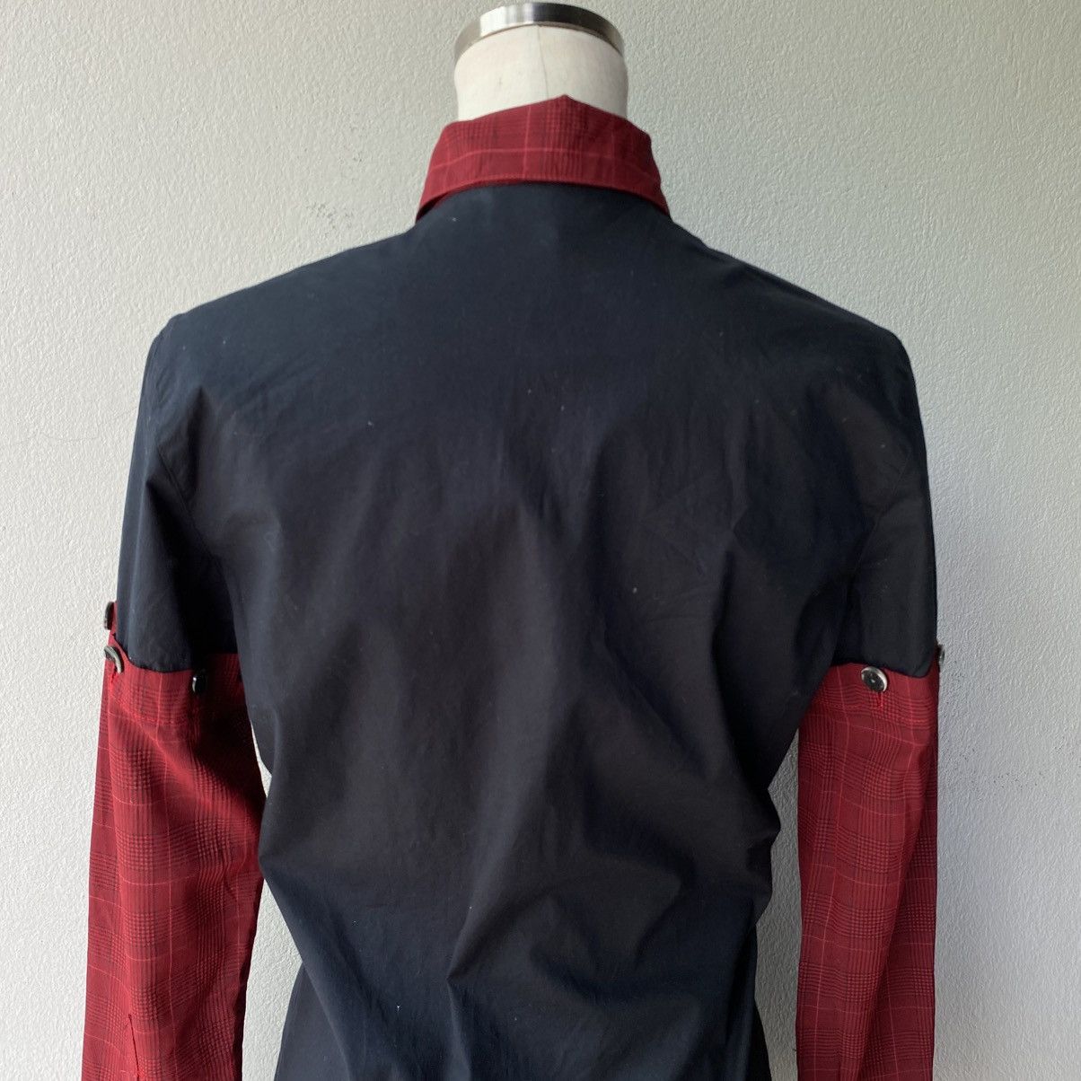 Jean Paul Gaultier JUNIOR GAULTIER Black & Red Contrast Sleeve Shirt Size S / US 4 / IT 40 - 20 Thumbnail