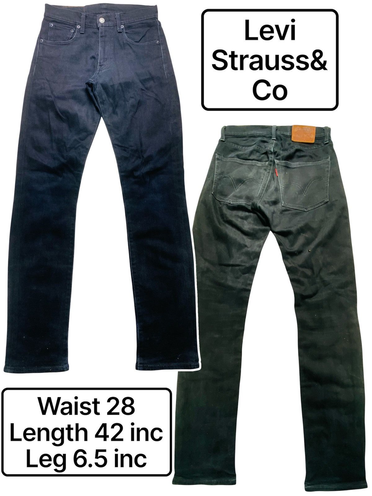 Levi's LEVIS BLACK DENIM Size US 28 / EU 44 - 1 Thumbnail