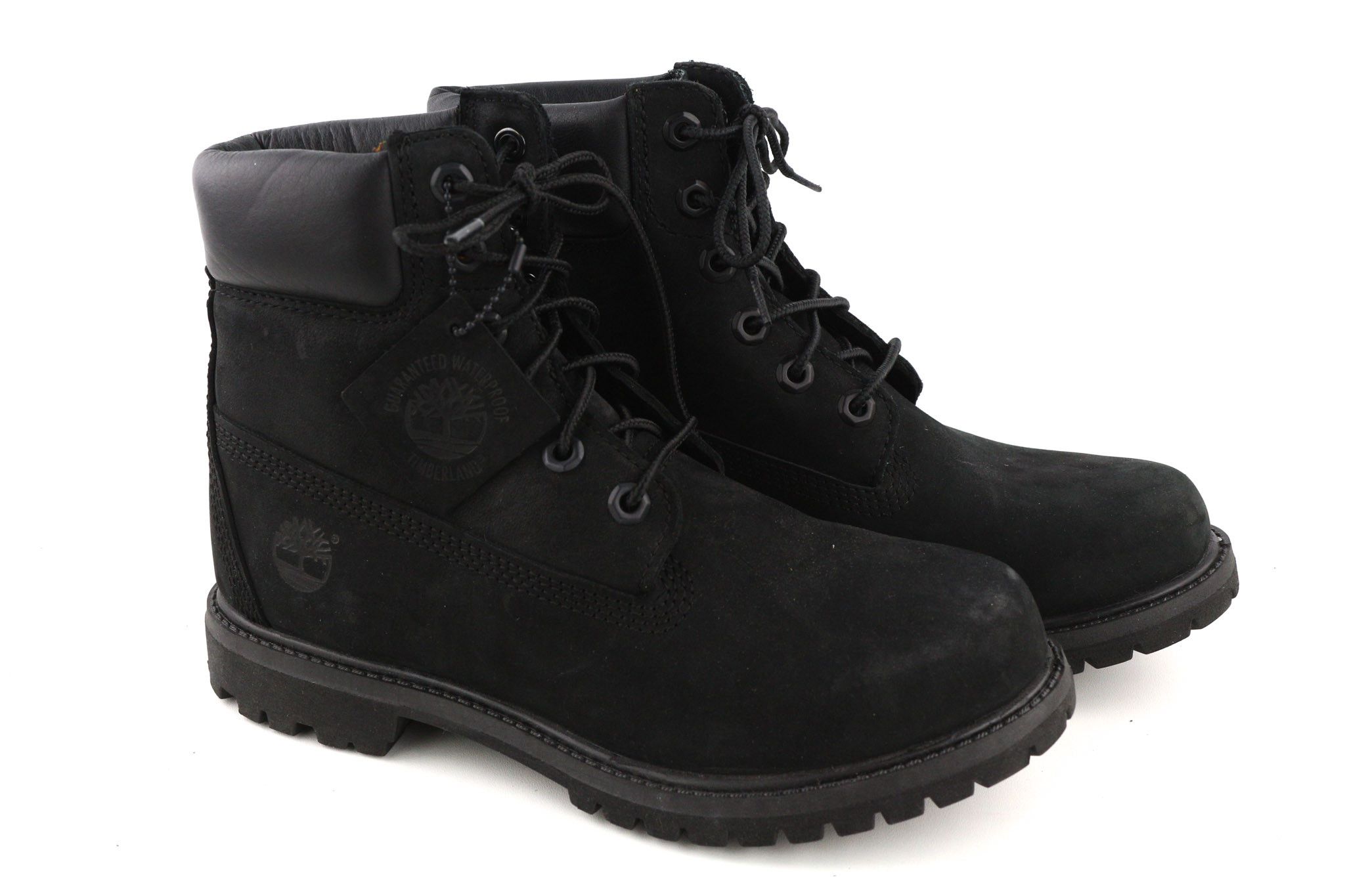 Timberland 8658A-A3398 EU38.5/39 Black Leather Lace Boots 81175 Size US 7.5 / IT 37.5 - 1 Thumbnail