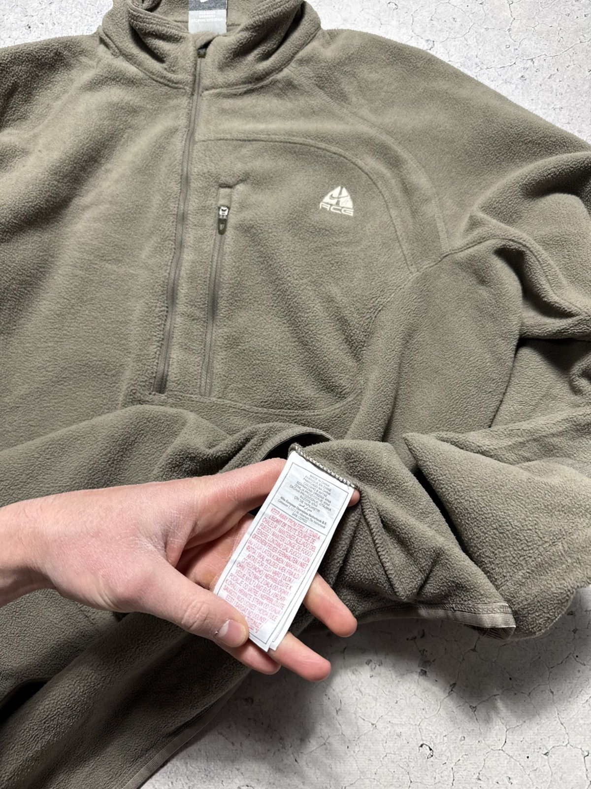 Nike ACG Nike ACG Vintage Fleece Sweatshirt Jacket Outdoor Size US M / EU 48-50 / 2 - 7 Thumbnail