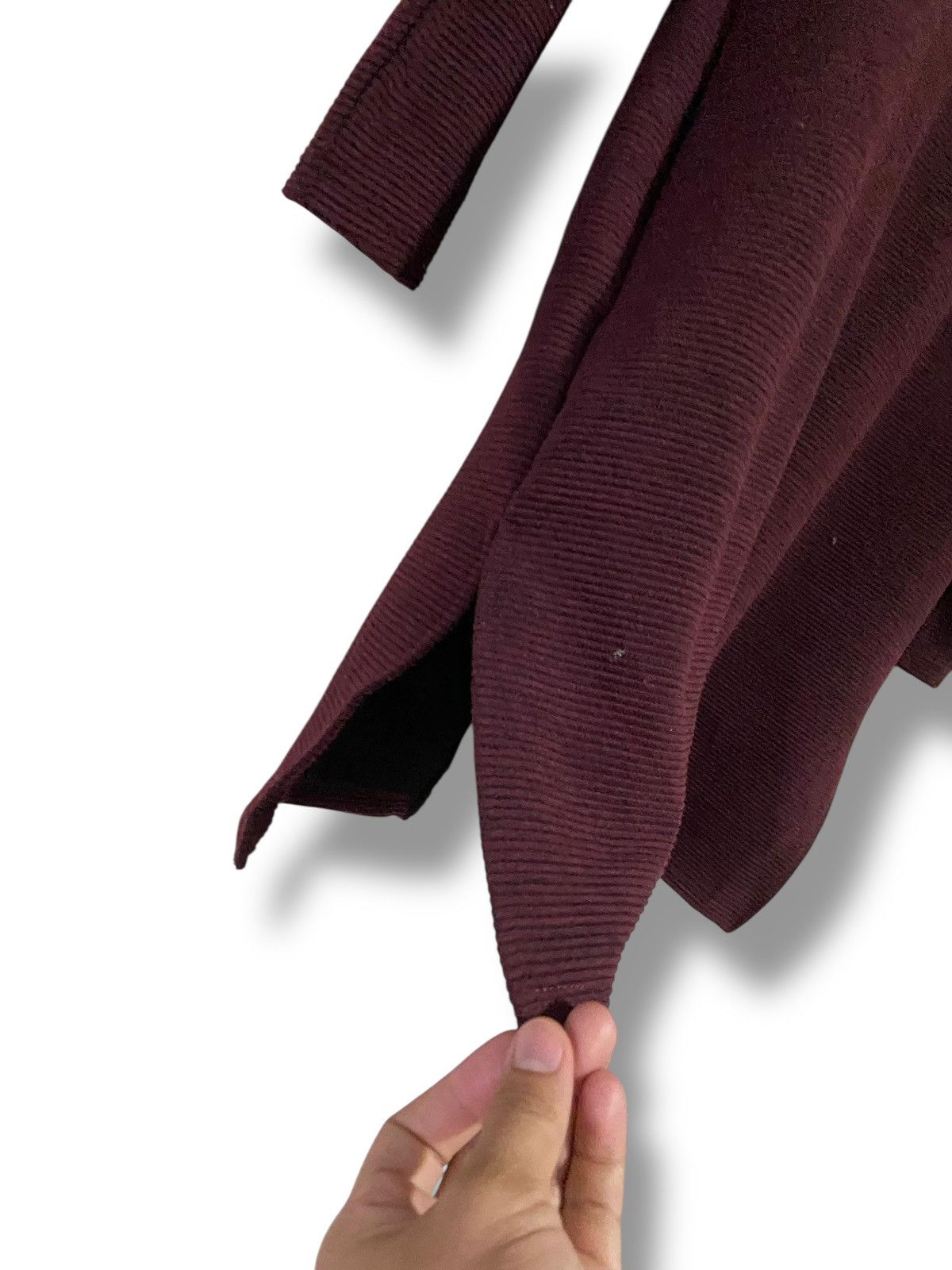 Japanese Brand JUNRED TOKYO Ribbed Long Open Cardigan (154) Size US S / EU 44-46 / 1 - 8 Thumbnail