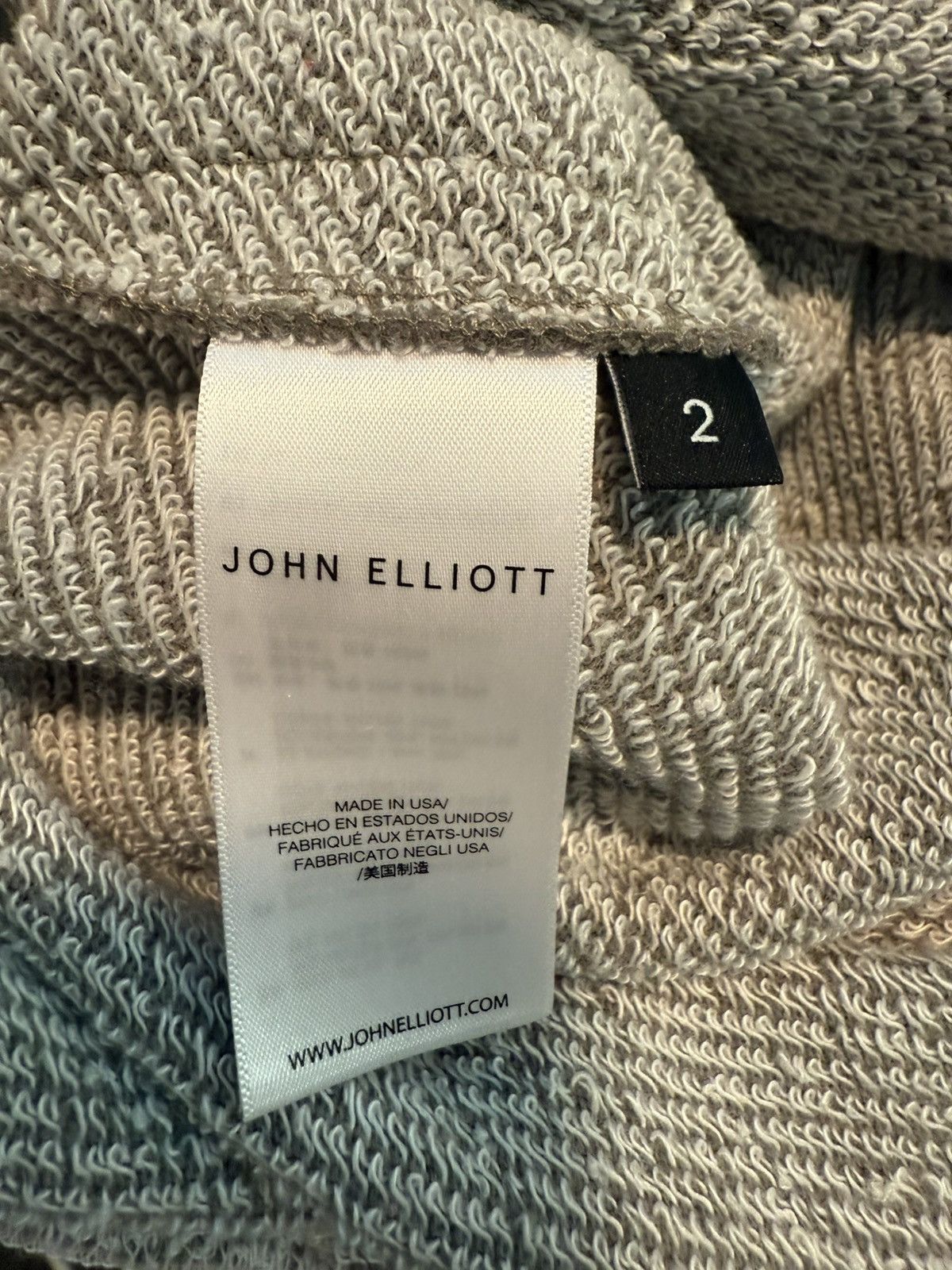 John Elliott John Elliott Fur Terry Game Shorts Size US 32 / EU 48 - 4 Thumbnail
