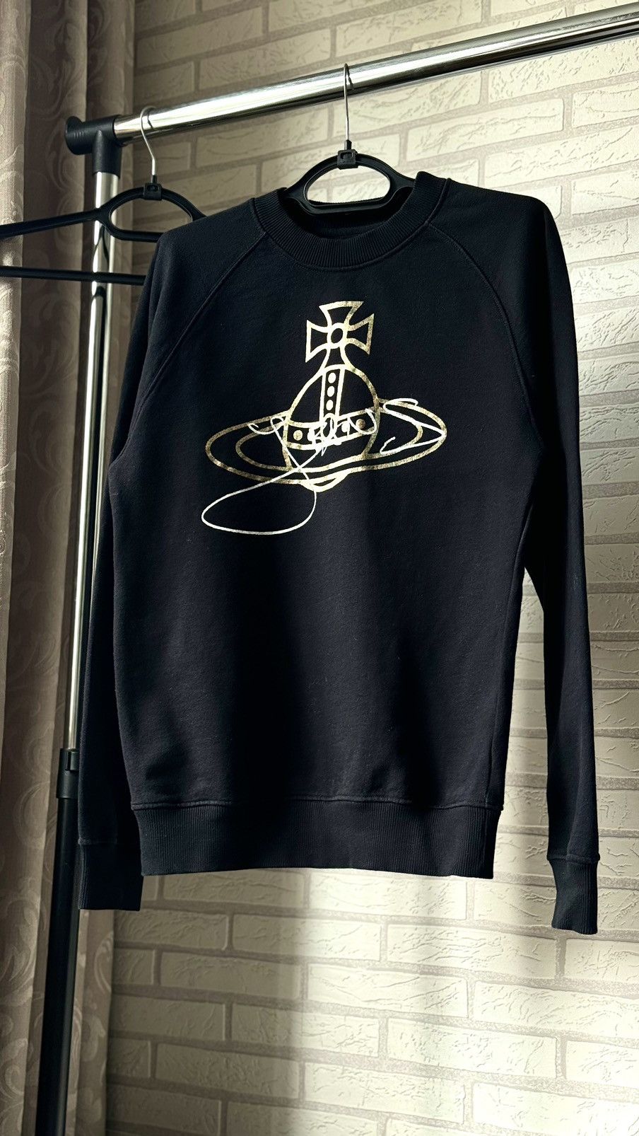 image of Vivienne Westwood Anglomania Sweatshirt in Black, Men's (Size XS)