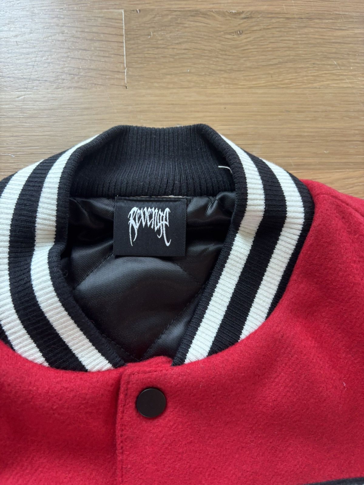 Revenge Revenge Red Varsity Skull Jacket Size US S / EU 44-46 / 1 - 8 Thumbnail