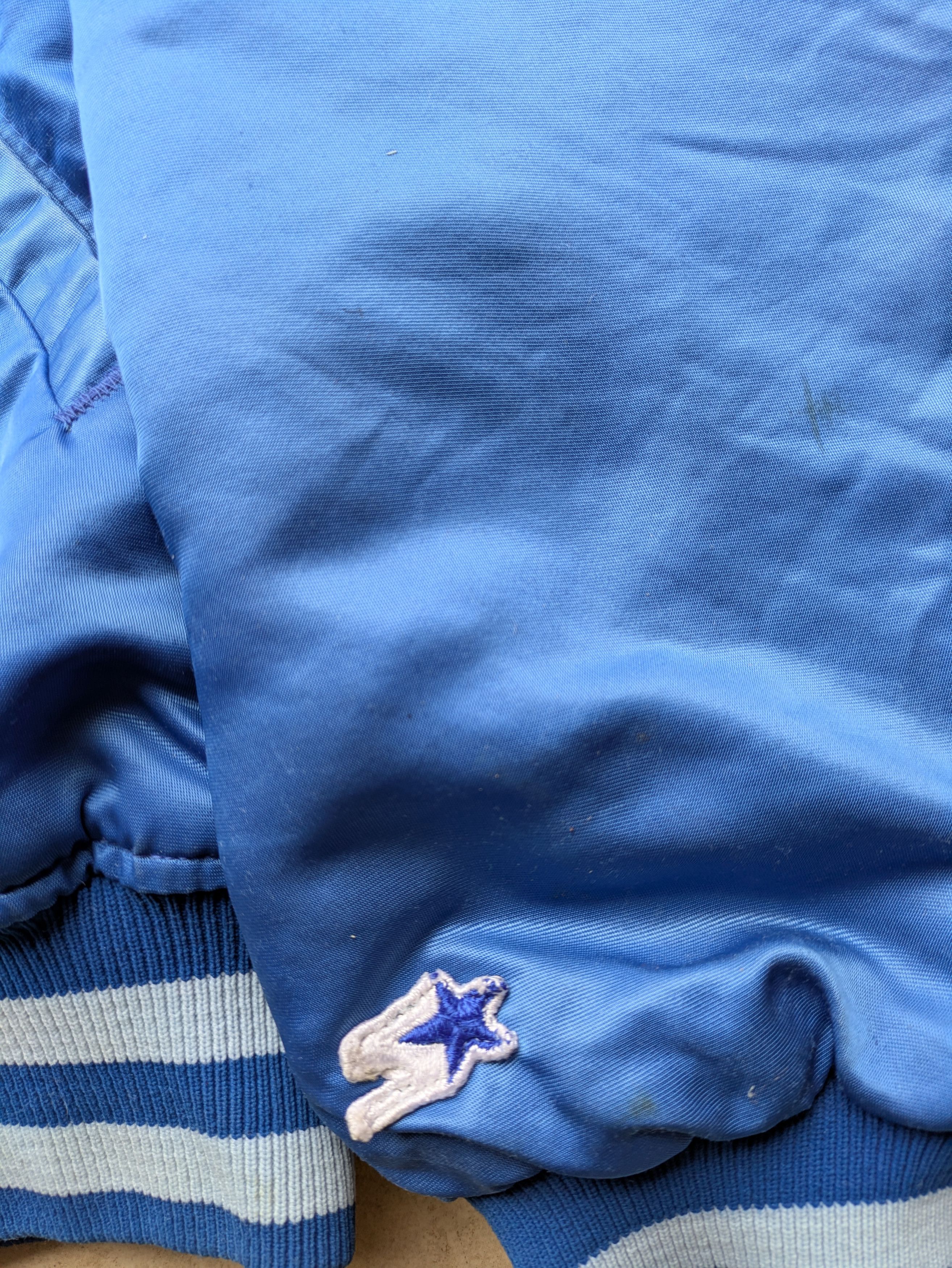 Starter LA Dodgers 80s STARTER satin bomber jacket L blue MLB vtg Size US L / EU 52-54 / 3 - 9 Thumbnail