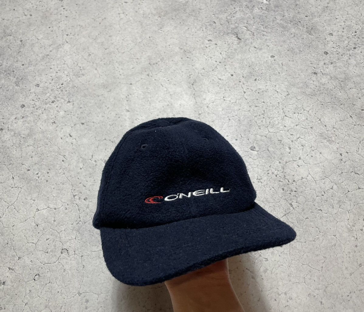 O'Neill × Vintage Vintage Oneill Big Logo Y2K Fleece Cap Size ONE SIZE - 1 Thumbnail