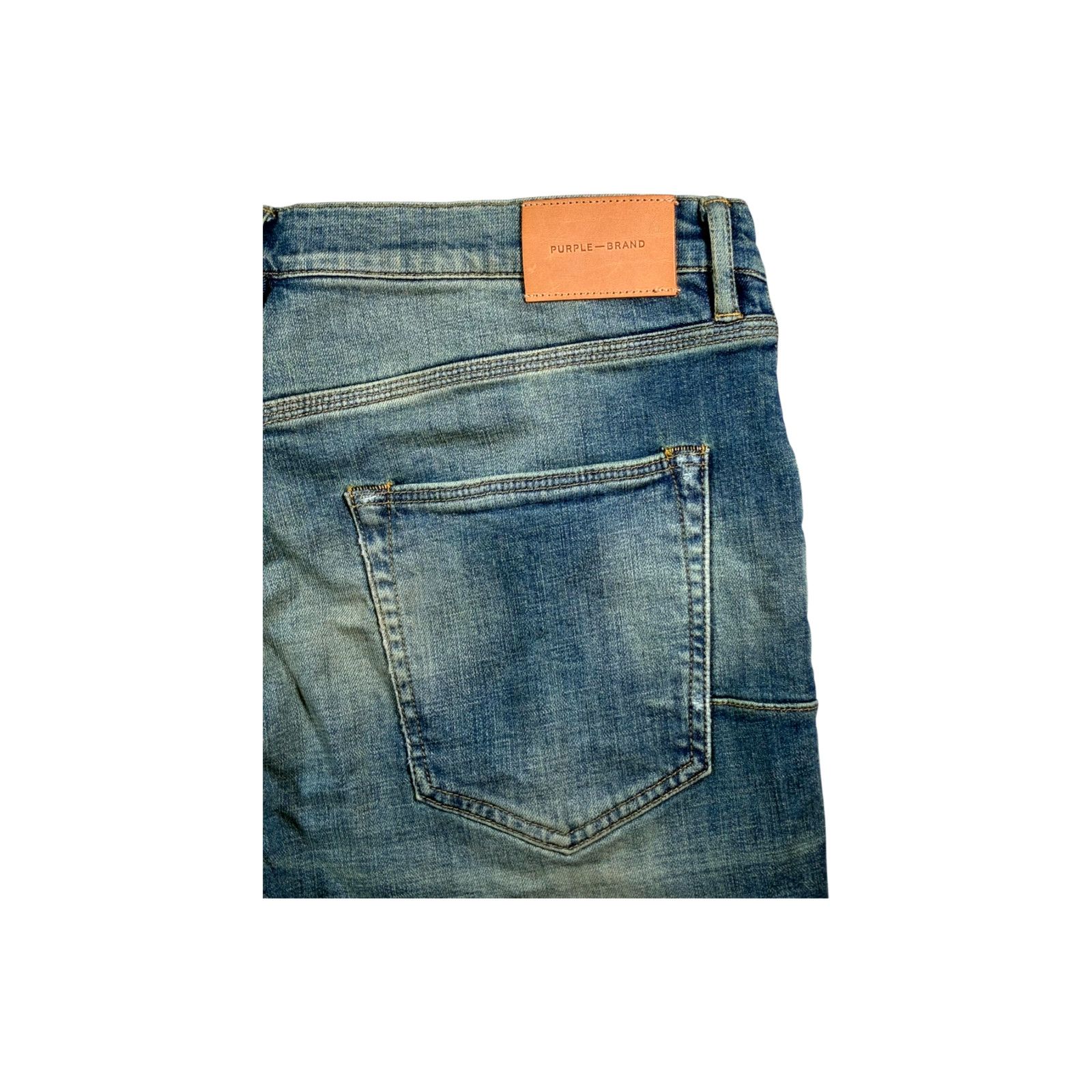 Purple Brand Purple Brand Vintage Yellow Jeans Size US 36 / EU 52 - 3 Thumbnail