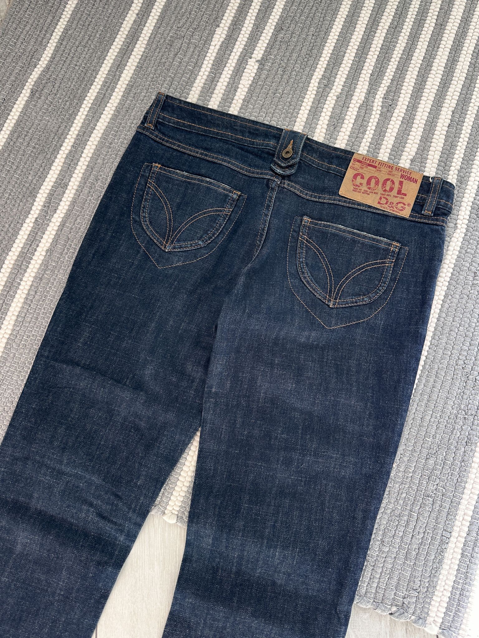 Dolce & Gabbana Vintage Dolce & Gabbana D&G Cool Denim Jeans Size 29" - 6 Thumbnail