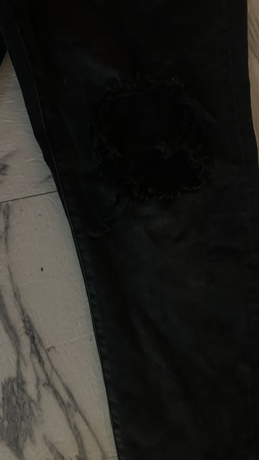 Purple Brand Black ripped purple jeans Size US 40 / EU 56 - 2 Thumbnail