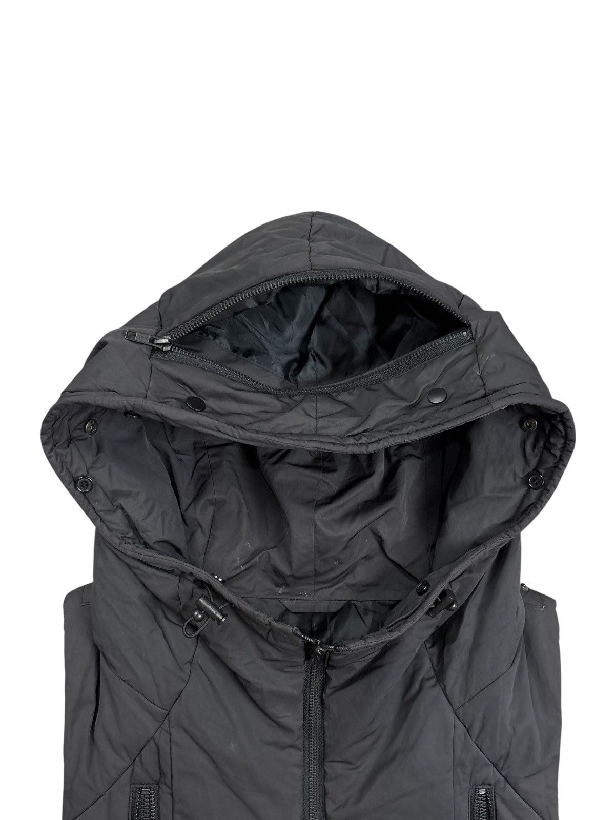 BUFFALO BOBS 2000s Buffalo Bobs Apocalypse Multizips Hooded Vest Jacket Size US S / EU 44-46 / 1 - 9 Thumbnail