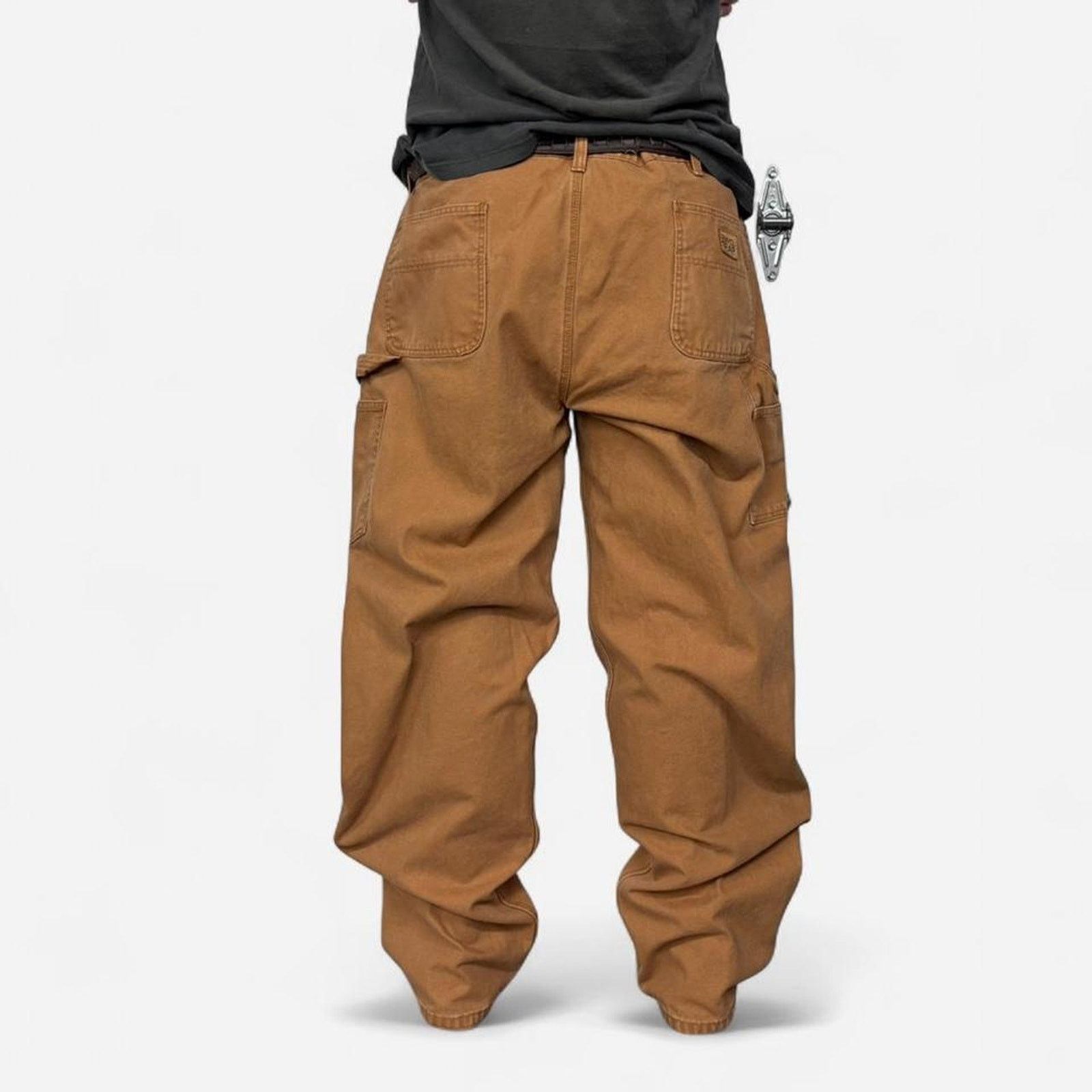 Vintage Vintage Carhartt Style Tan Baggy Carpenter Pants Size US 40 / EU 56 - 3 Thumbnail