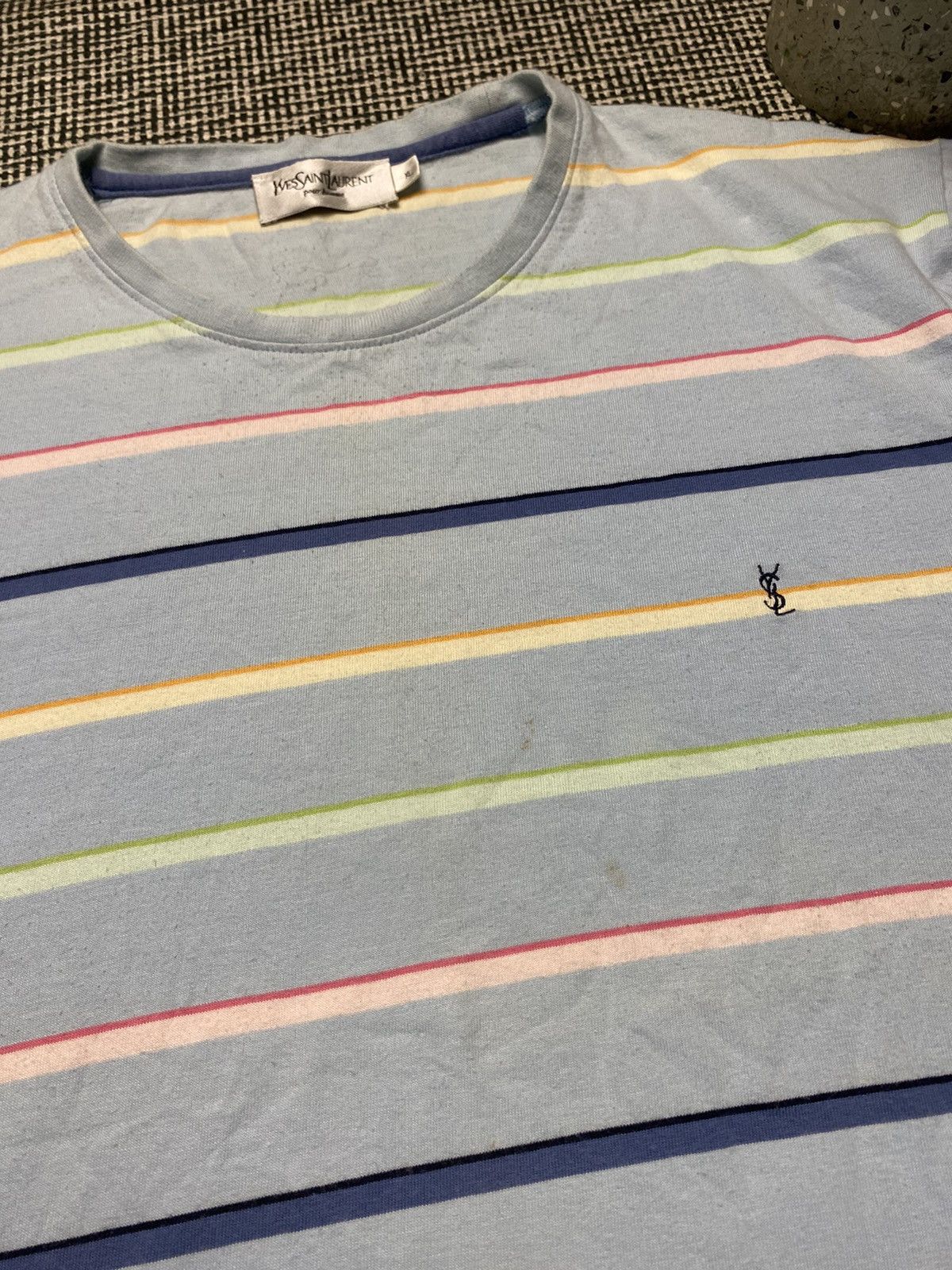 Vintage × Yves Saint Laurent Rare Yves Saint Laurent vintage T-shirt y2k Size XL / US 12-14 / IT 48-50 - 7 Thumbnail