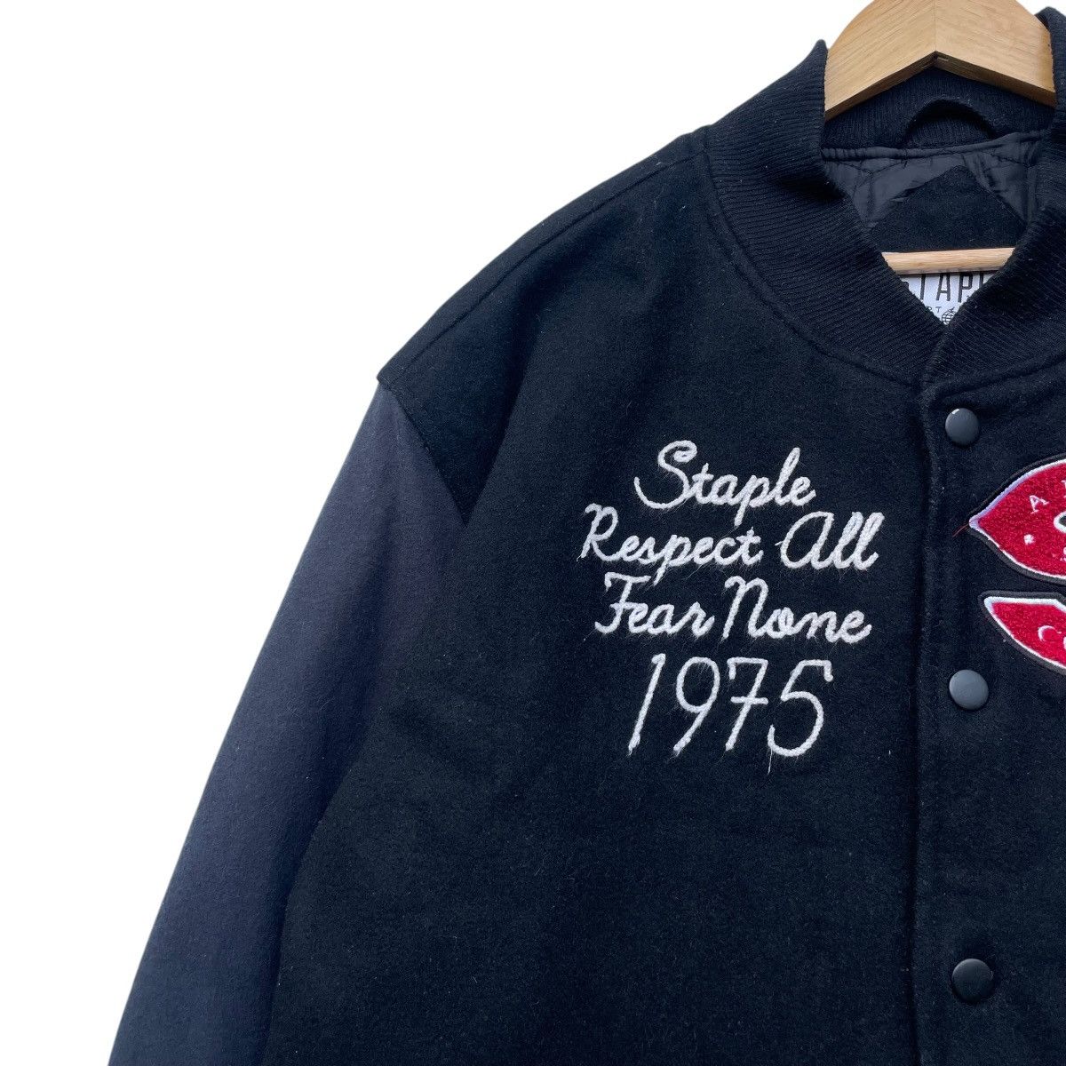 Staple 💥 Staple World Renowned Pigeon Brand Bomber Varsity Jacket Size US XL / EU 56 / 4 - 3 Thumbnail