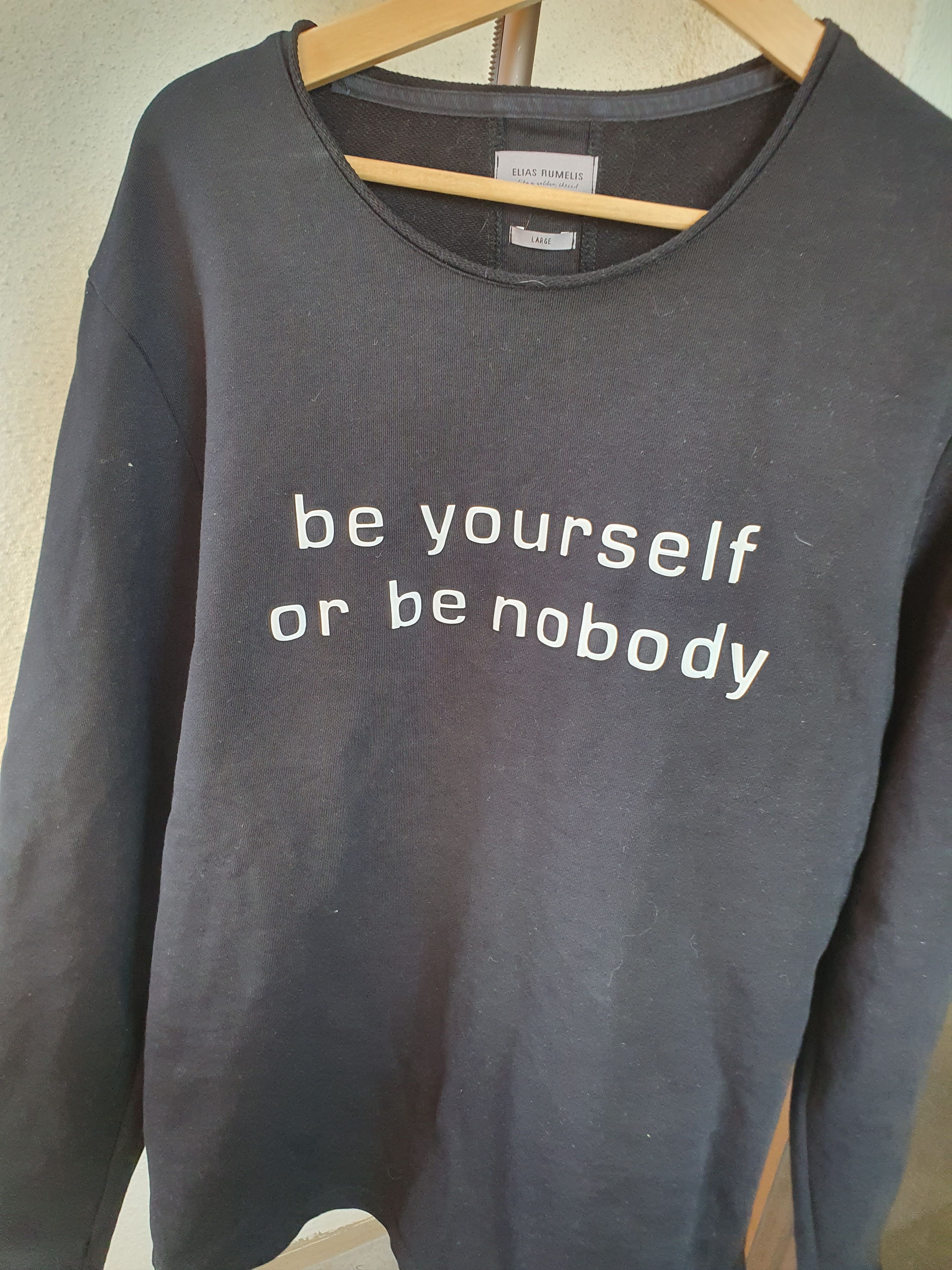 Other Elias Rumelis Er Dorian Be Yourself Or Be Nobody sweatshirt Size L / US 10 / IT 46 - 7 Thumbnail
