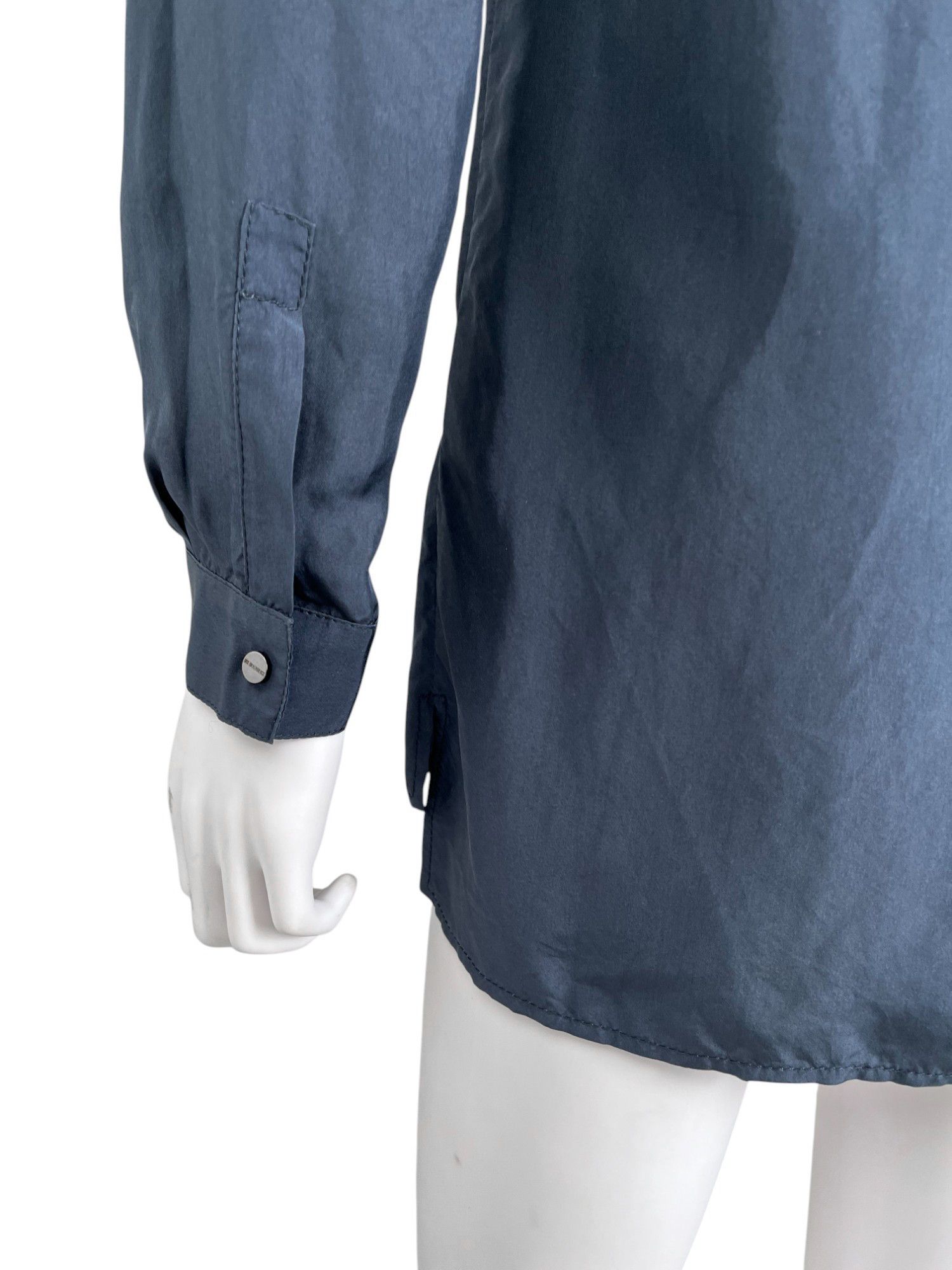 Dirk Bikkembergs Leather Patched Blue&Black Shirt Size S / US 4 / IT 40 - 7 Thumbnail