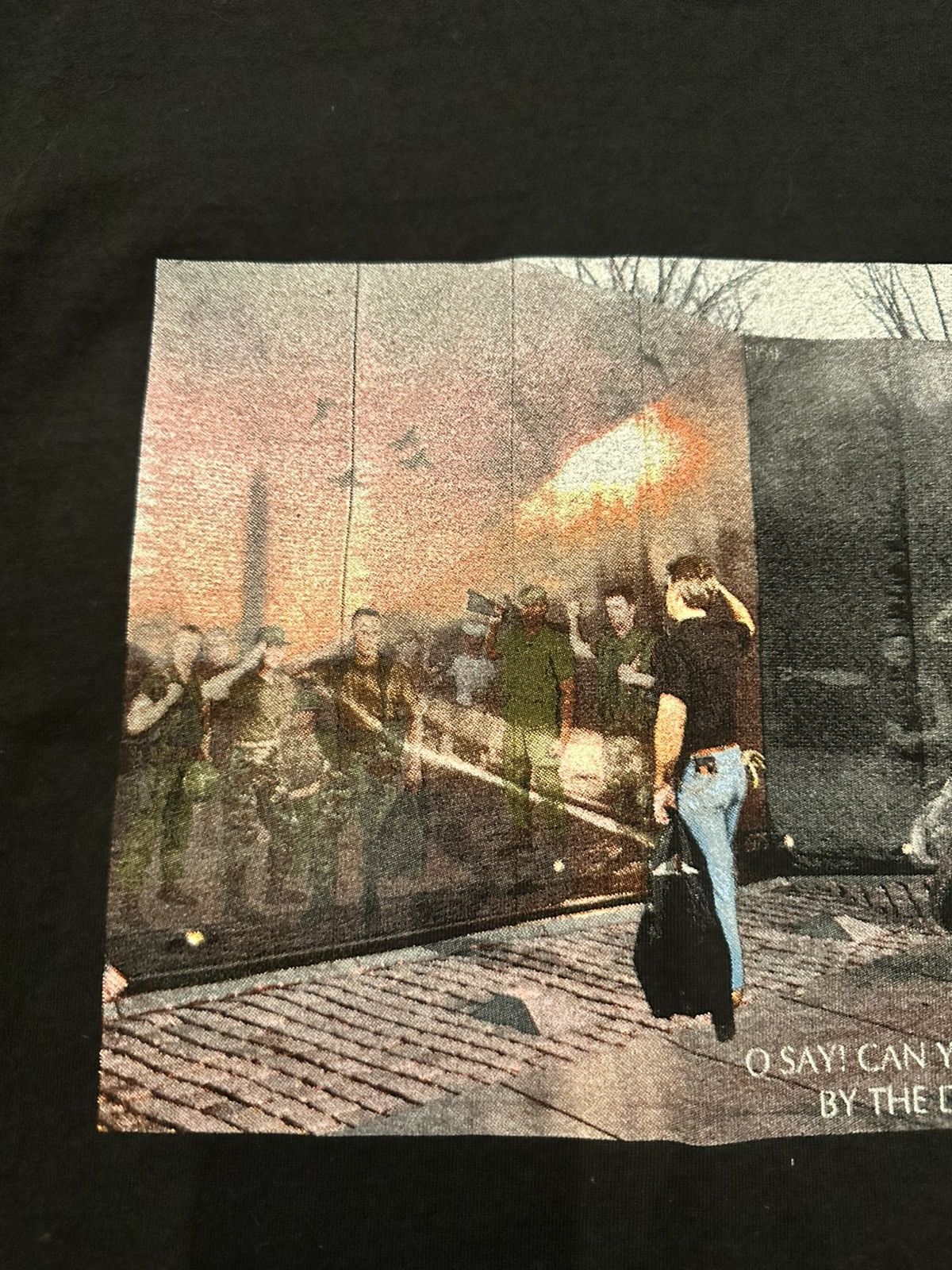 Fruit Of The Loom Vintage 1995 Bill Gunzelman Vietnam War Memorial Shirt Size US L / EU 52-54 / 3 - 4 Thumbnail