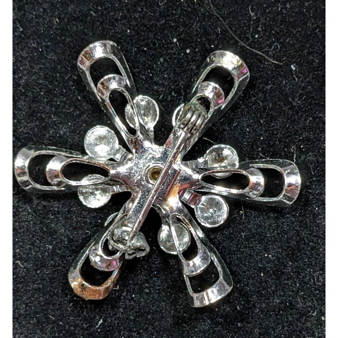 Other Vintage 60 Atomic Sunburst Snowflake Brooch Size ONE SIZE - 4 Thumbnail