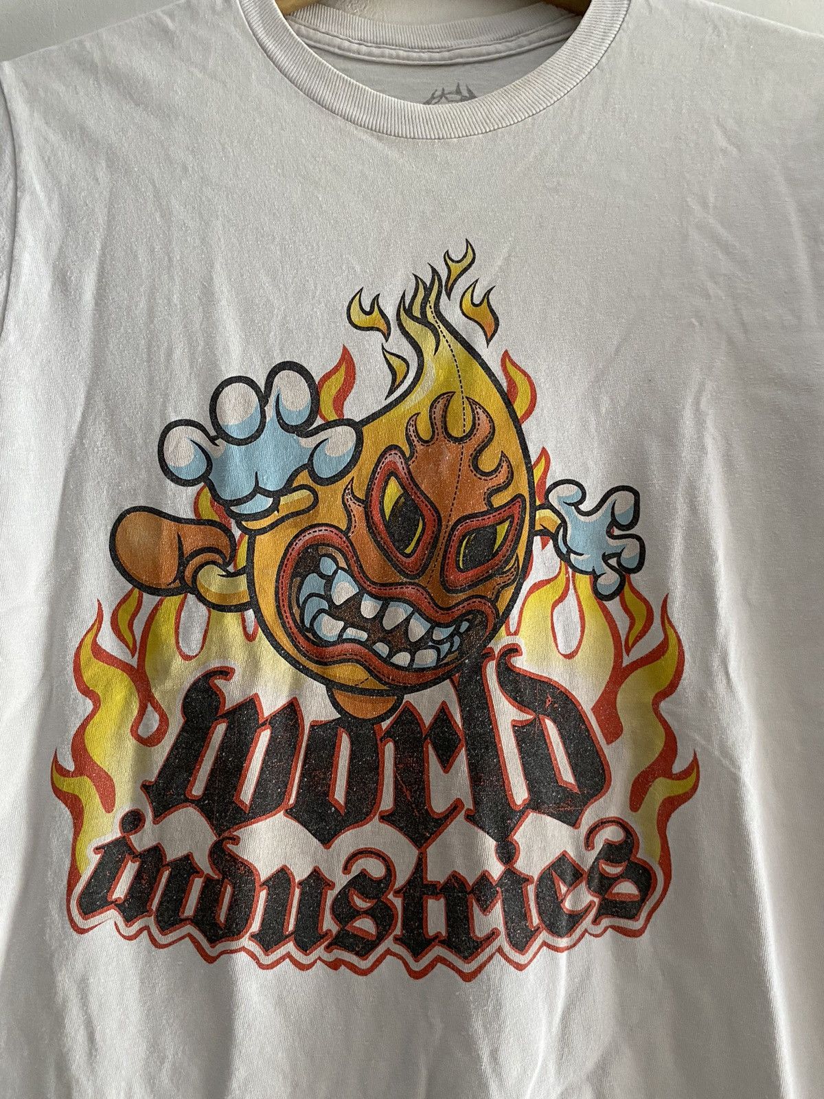 Vintage × World Industries 2000s world industries flame head tee Size US S / EU 44-46 / 1 - 3 Thumbnail