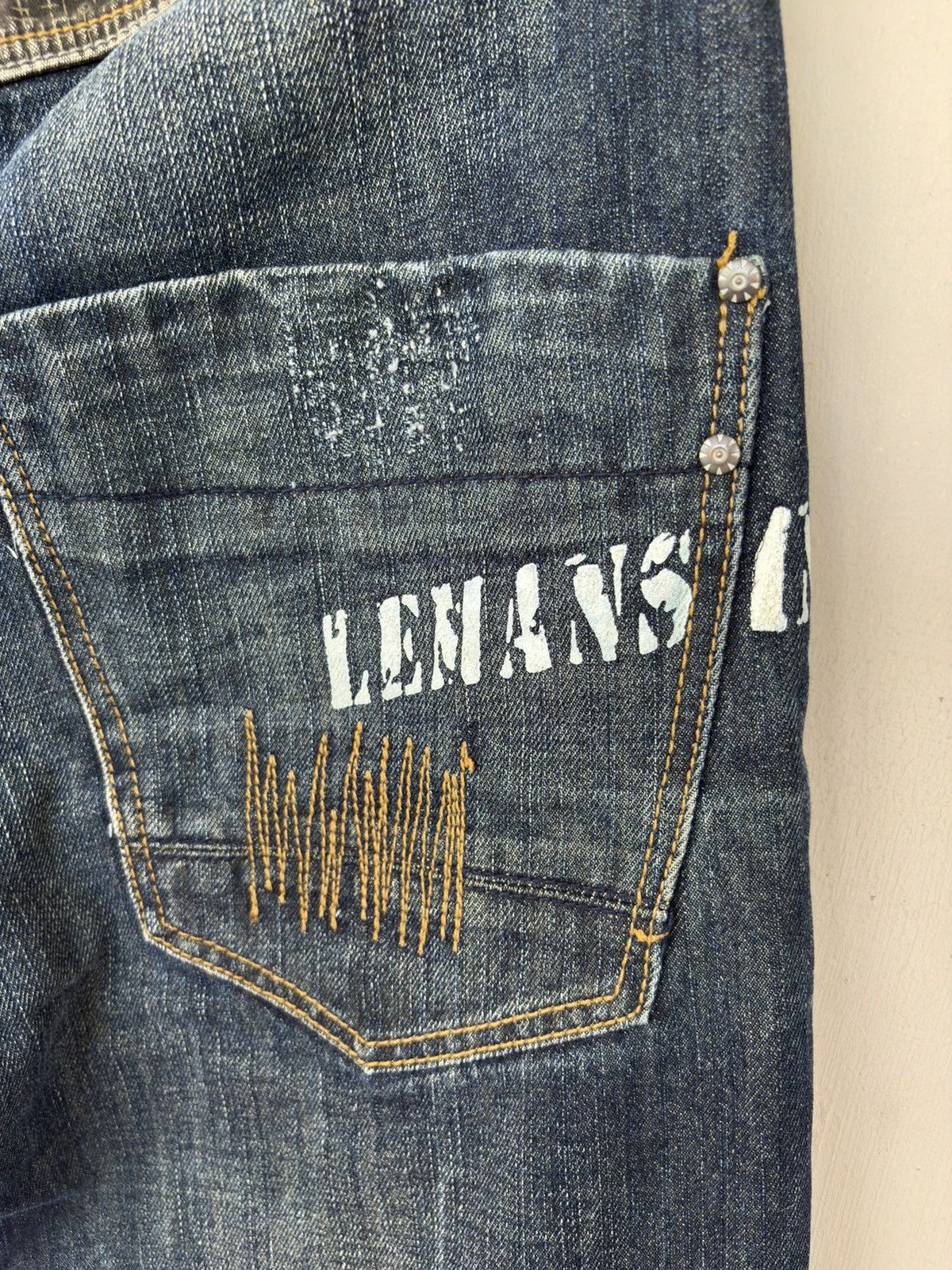 Japanese Brand Japanese Le Mans Streetwear Distressed Denim Size US 32 / EU 48 - 18 Thumbnail