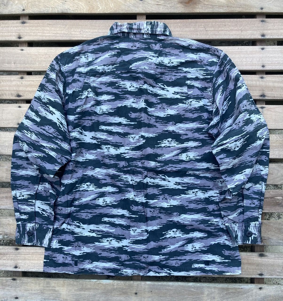 Montage Montage Camouflage M-65 Skull Overprint jacket Size US L / EU 52-54 / 3 - 14 Thumbnail