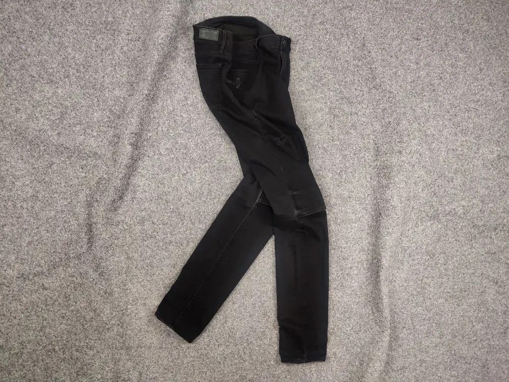 Rta Road To Awe RTA design Black Distressed denim Slim Fit Jeans Size 29" - 1 Thumbnail