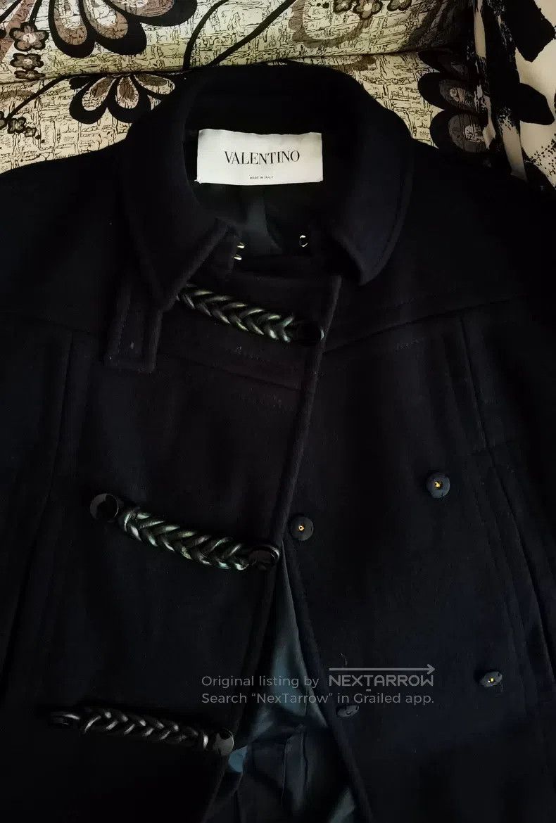 Valentino Valentino Blue wool coat Size S / US 4 / IT 40 - 2 Thumbnail