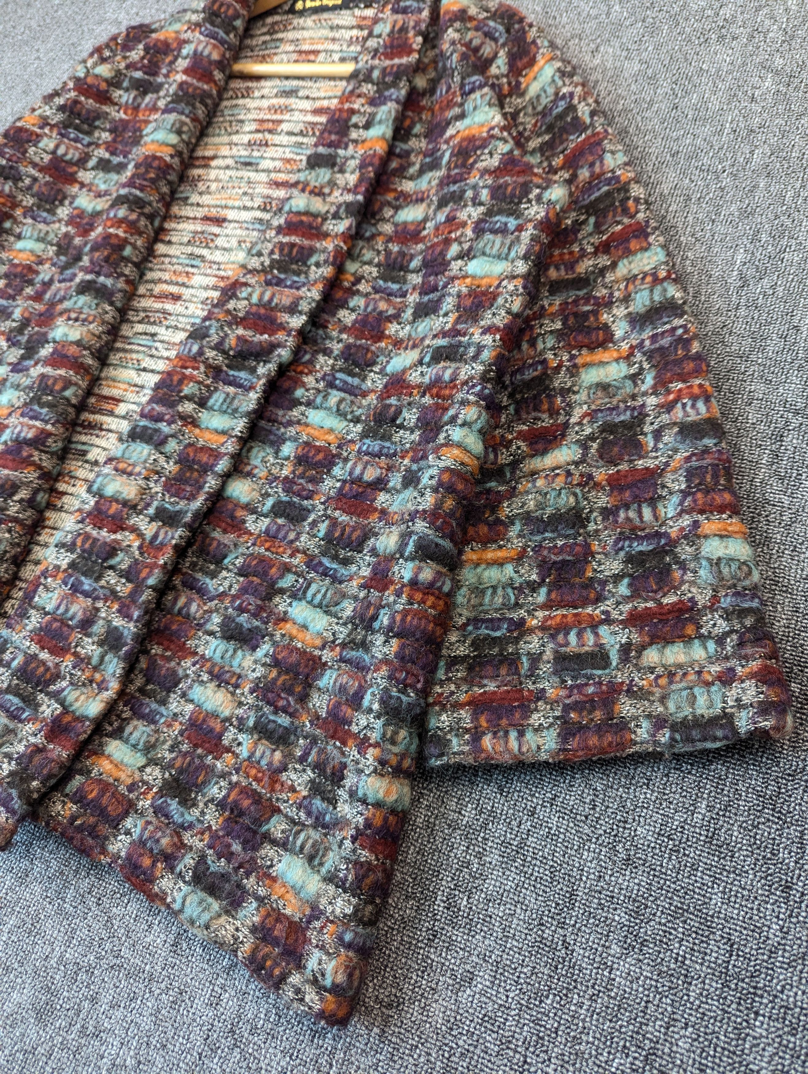 Japanese Brand Vintage Yumiko Original Handwoven Cardigan Jacket Size US M / EU 48-50 / 2 - 4 Thumbnail
