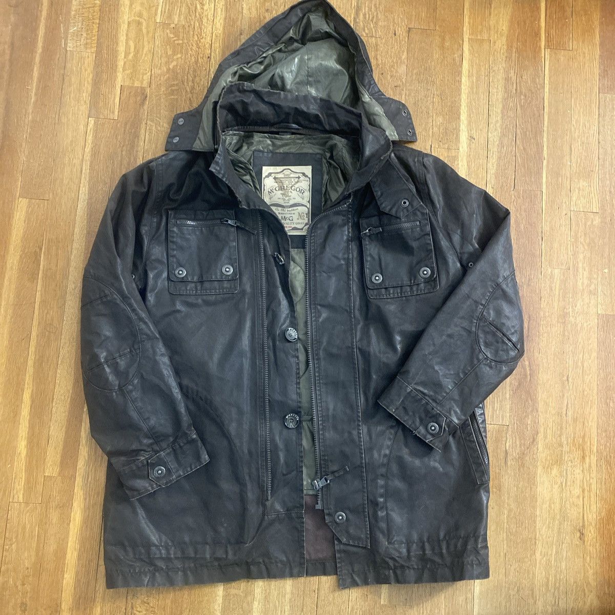 McGregor VTG McGregor Mens Poplin Field Jacket USA Men’s XXL Size US XXL / EU 58 / 5 - 1 Thumbnail