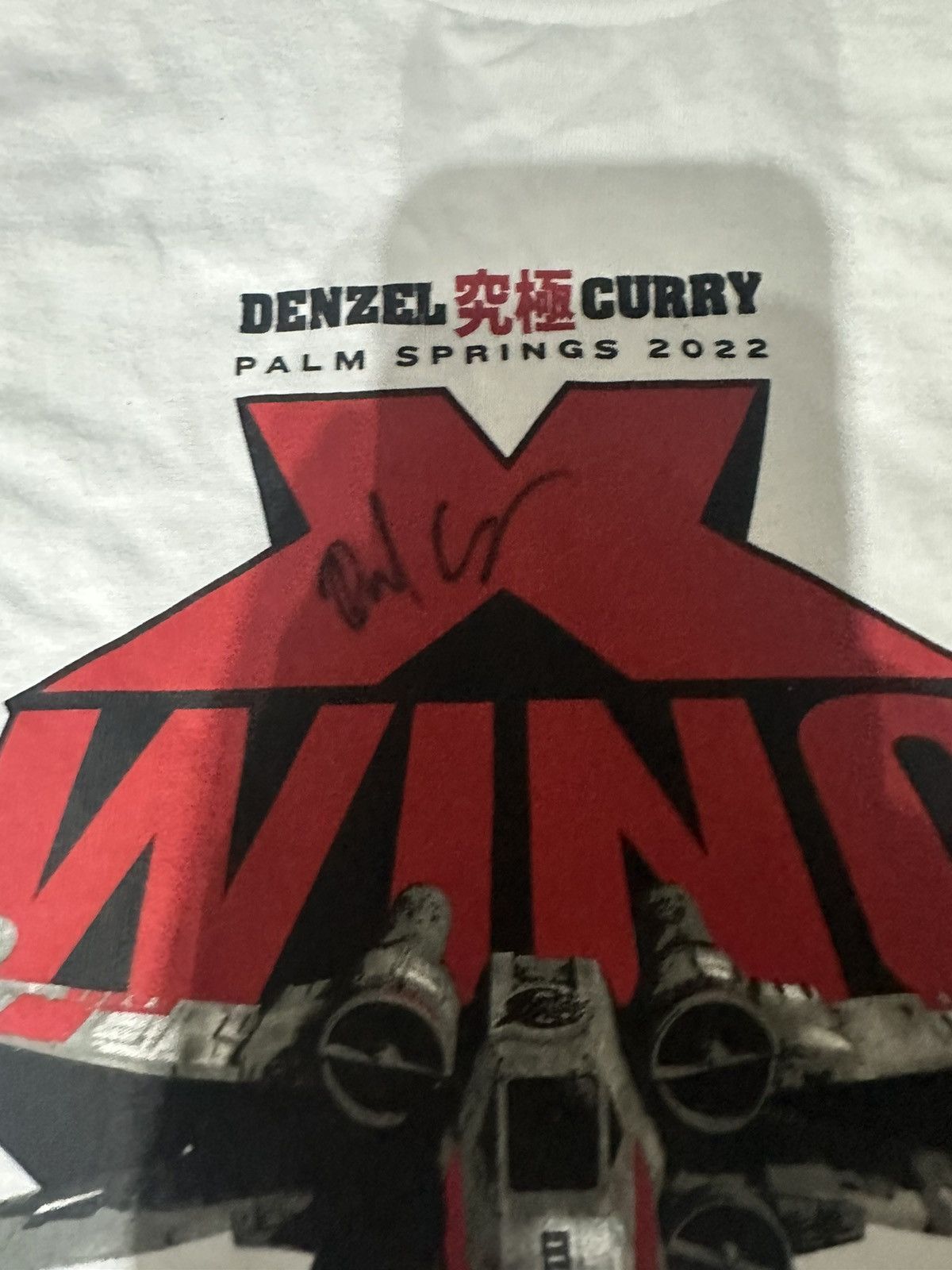 Band Tees Denzel Curry X-Wing Tee Signed Size US XL / EU 56 / 4 - 3 Thumbnail
