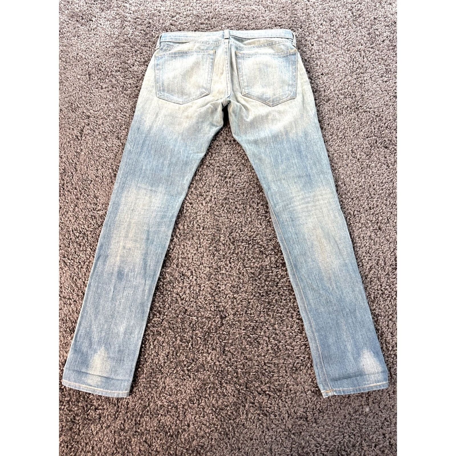 Rag & Bone Rag & Bone Jeans Women’s 30x30 Blue Denim Light Wash Distressed Low Rise Slim 5-Pocket Inseam 30 in Country USA Size 30" / US 8 / IT 44 - 7 Thumbnail