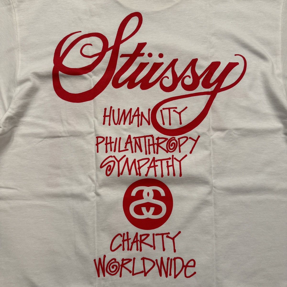 Stussy 2005 Stussy HURRICANE KATRINE CHARITY Tee Dead stock Size M Size US M / EU 48-50 / 2 - 6 Thumbnail