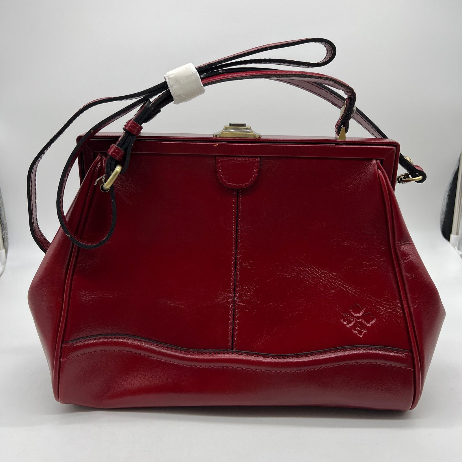 Other Patricia Nash Discovery Brianza Leather Frame Bags Ruby Red Size ONE SIZE - 2 Thumbnail