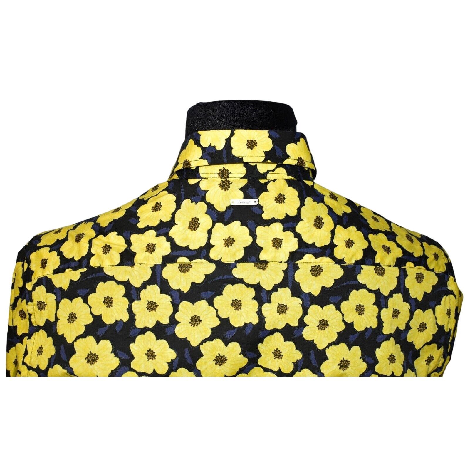 AGLINI NWT AGLINI Yellow Floral Cotton David Slim Shirt Size 40 Size US M / EU 48-50 / 2 - 4 Thumbnail