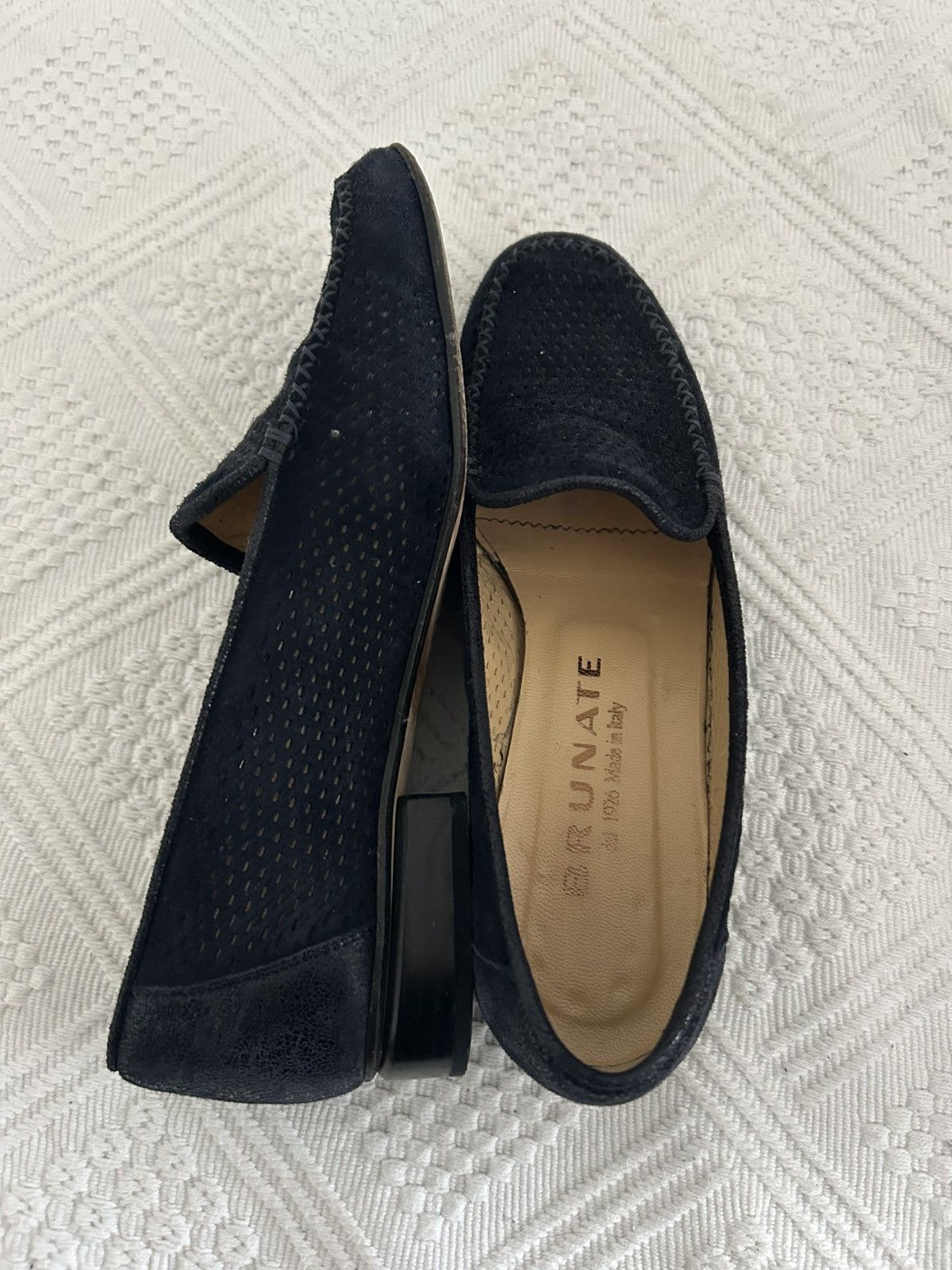 Other Navy suede loafers Size US 7.5 / IT 37.5 - 3 Thumbnail