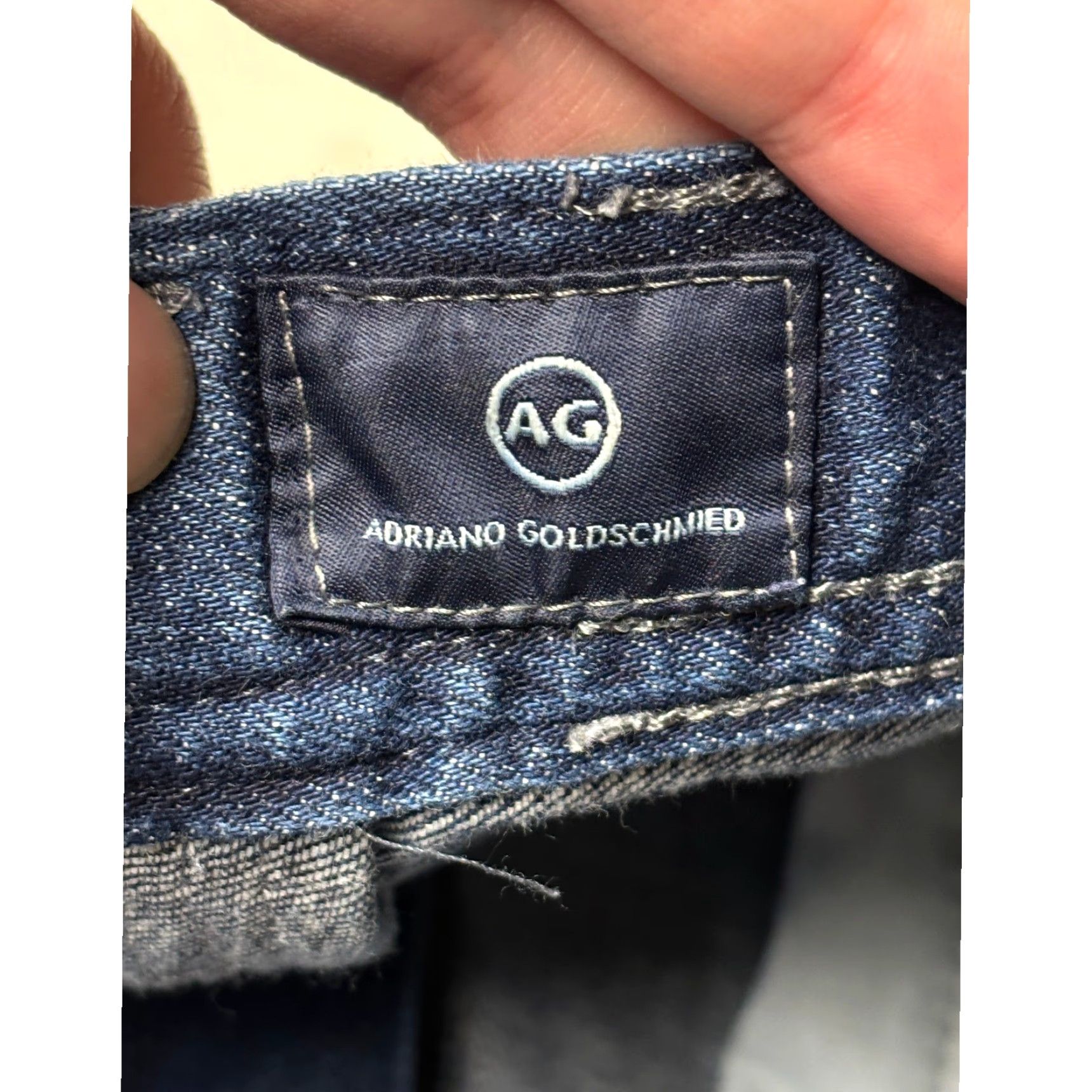 Vintage AG Adriano Goldschmied The Protégé Jeans Men's 38x30 Straight Leg Dark Wash Size US 38 / EU 54 - 6 Thumbnail