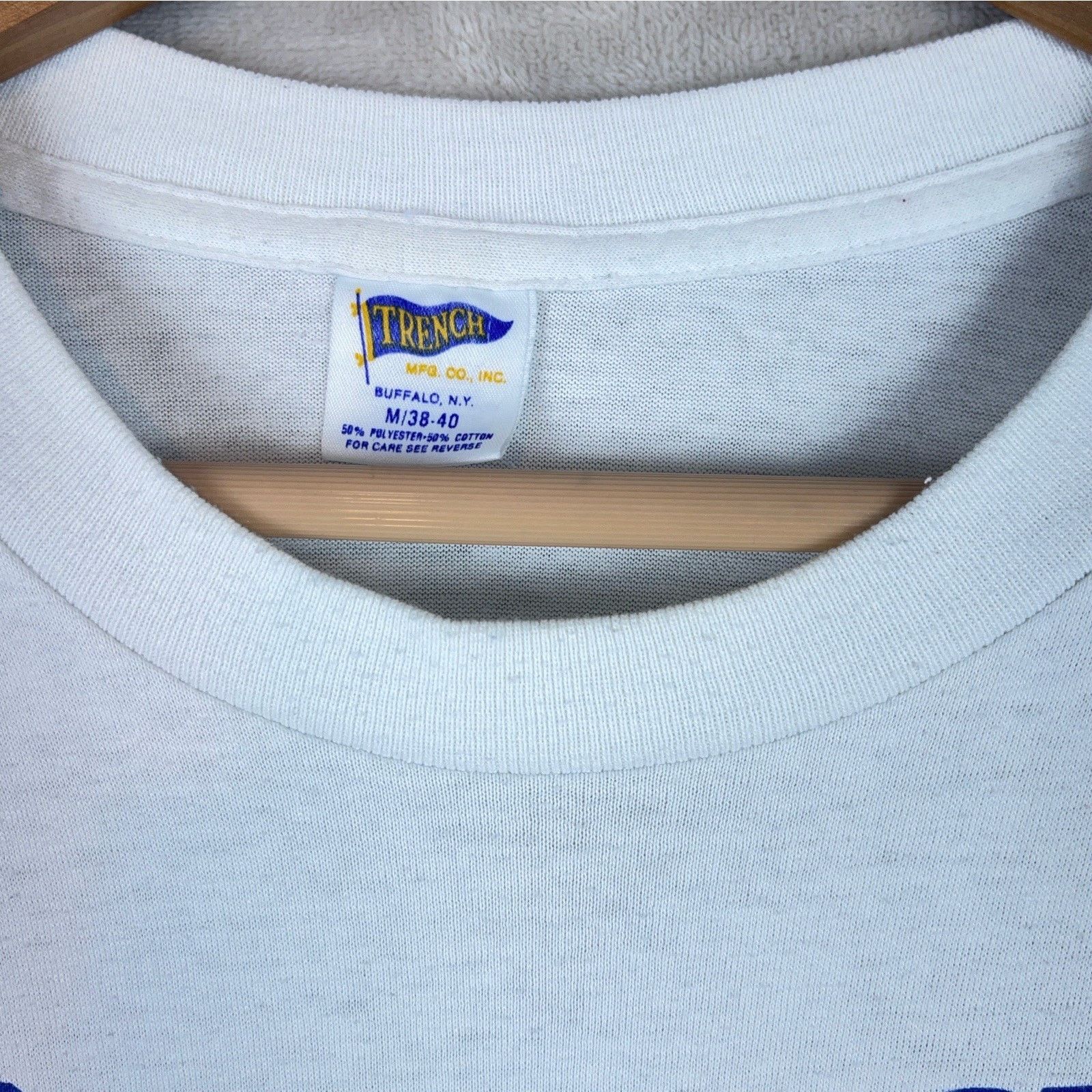 Other Vintage Washington Capitals 1989 Trench T Shirt Single Stitc Size US M / EU 48-50 / 2 - 5 Thumbnail