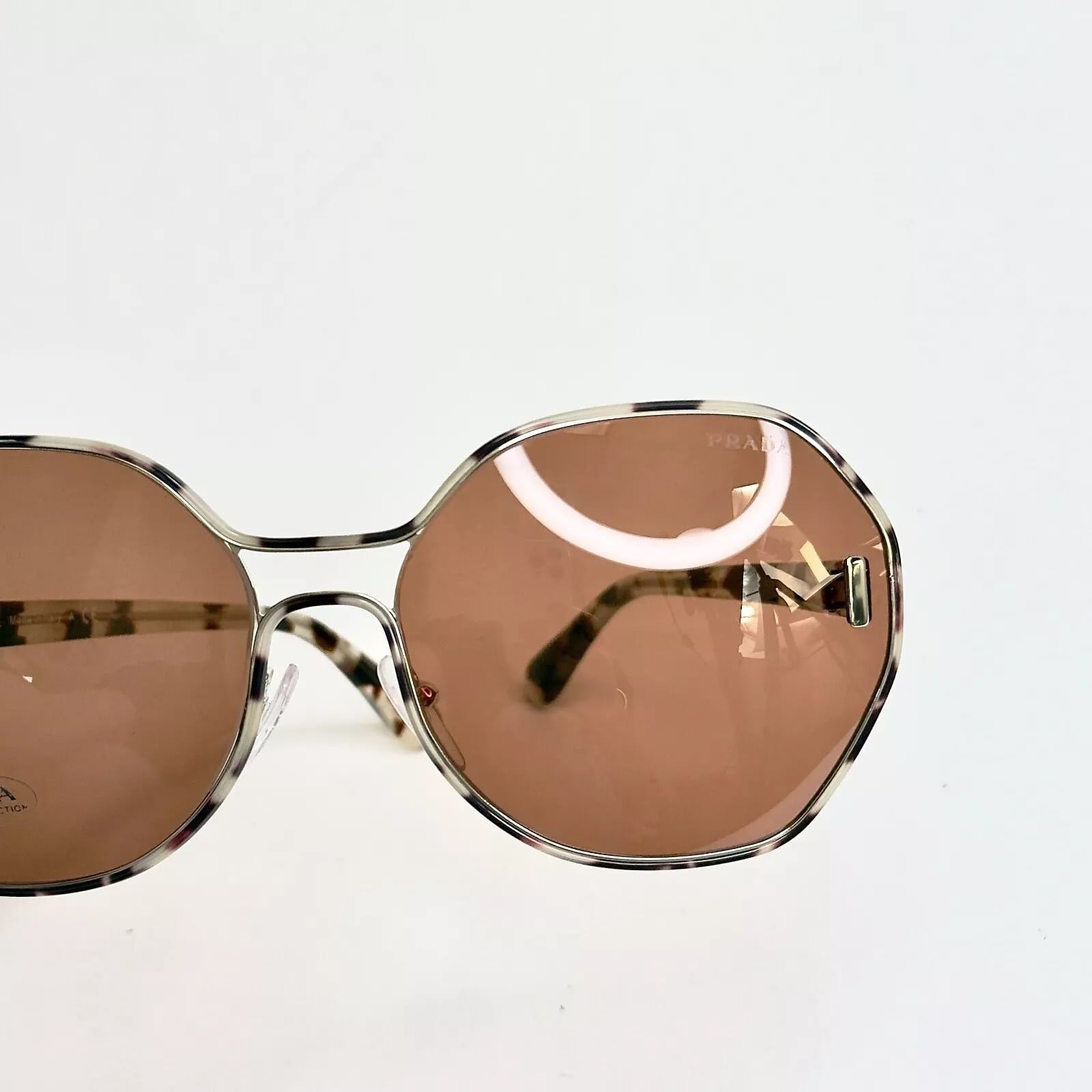 Prada PRADA MOD EVOLUTION Round PR53TS Fashion Sunglasses 53T Size ONE SIZE - 11 Thumbnail