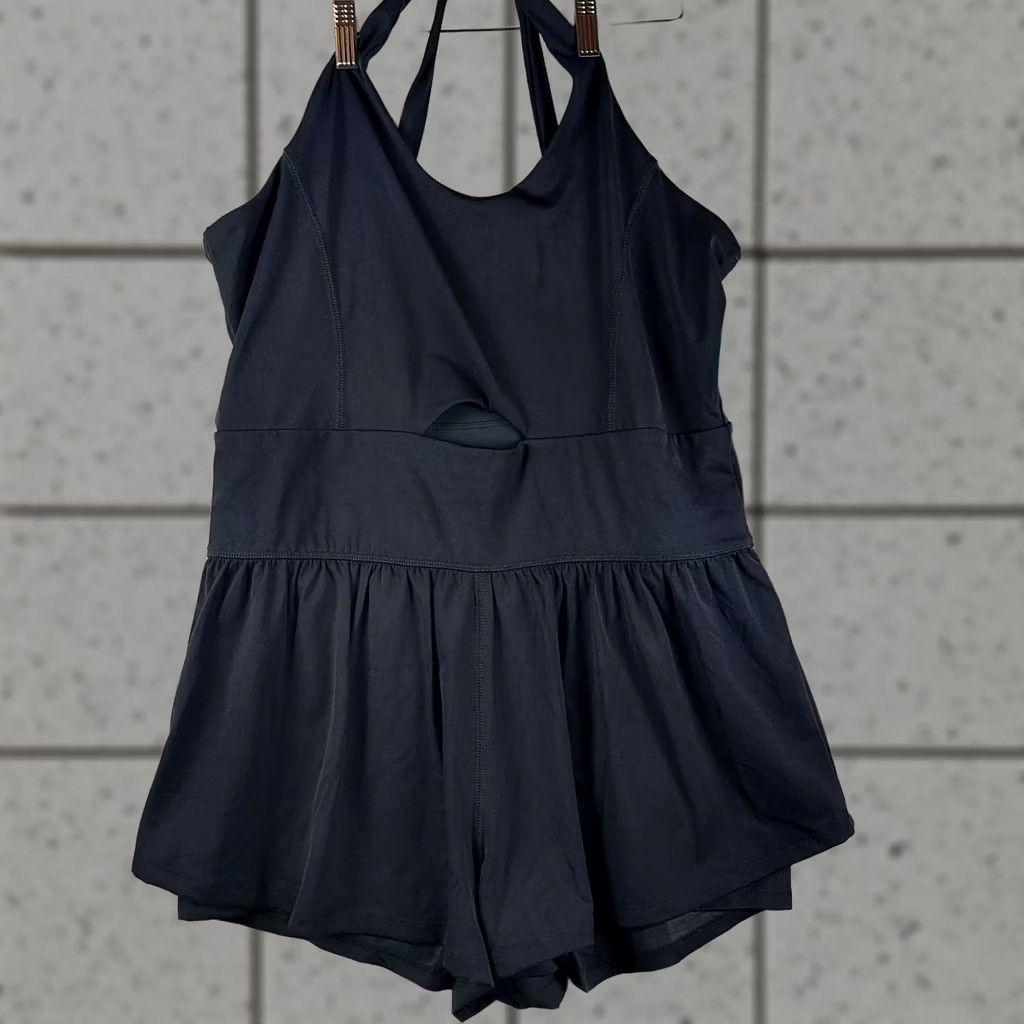 Vintage Arizona Jean Co. Women’s XL Black Skort Romper One-Piece Playsuit NWT Activewear Size 40" / US 18 - 1 Thumbnail