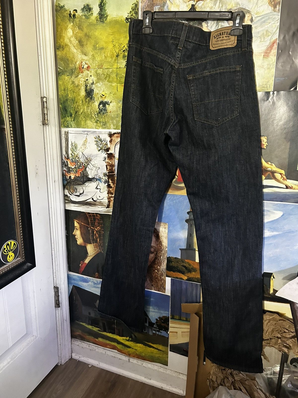 Levi's Levi jeans (classic style) slim straight fit Size US 32 / EU 48 - 2 Thumbnail