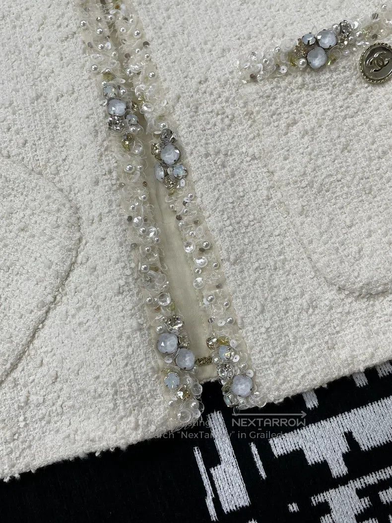 Chanel Chanel Equestrian series white studded vest Size XXS / US 00 / IT 34 - 3 Thumbnail
