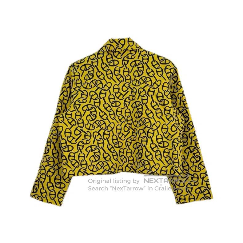 Hermes Hermes Yellow logo shirt Size XS / US 0-2 / IT 36-38 - 2 Thumbnail